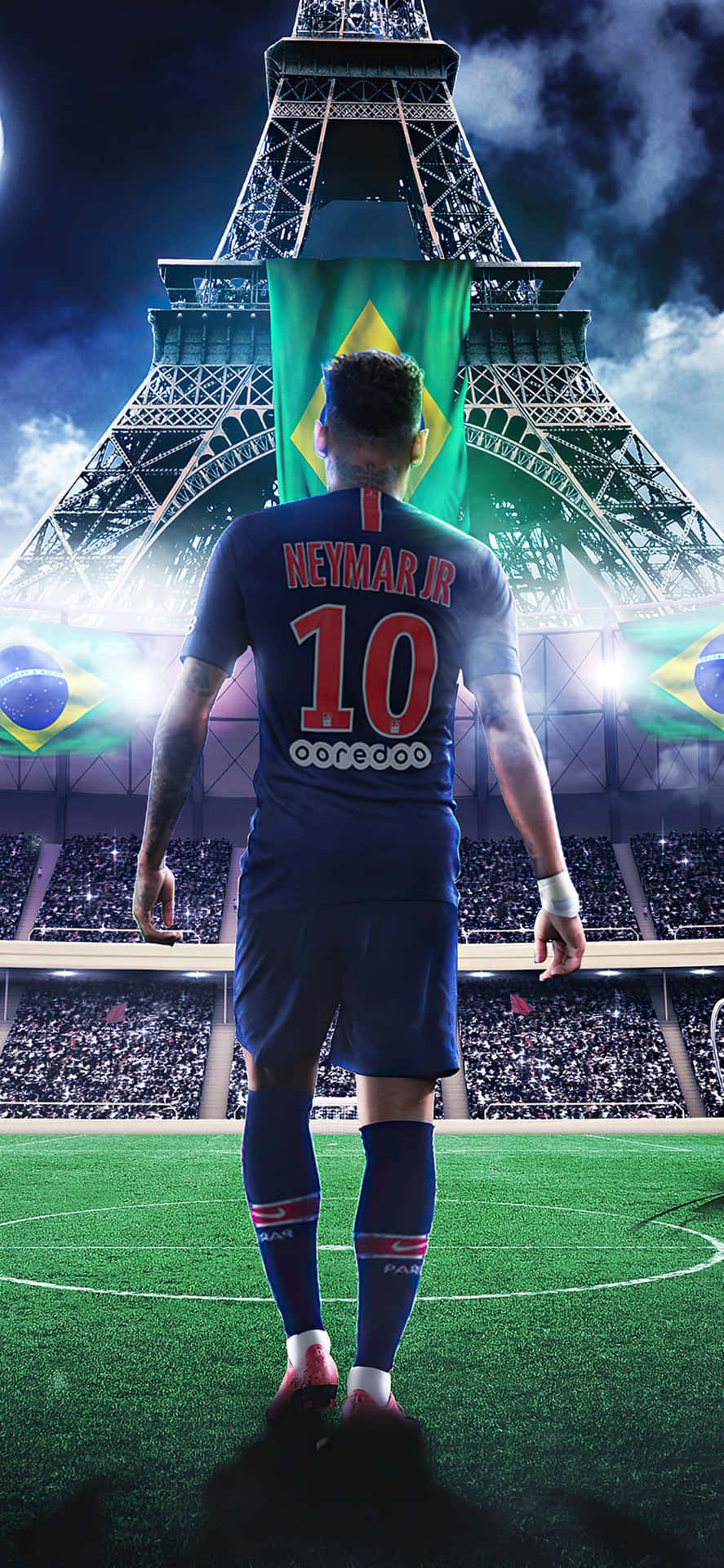 887x1920 Neymar Jr Wallpaper