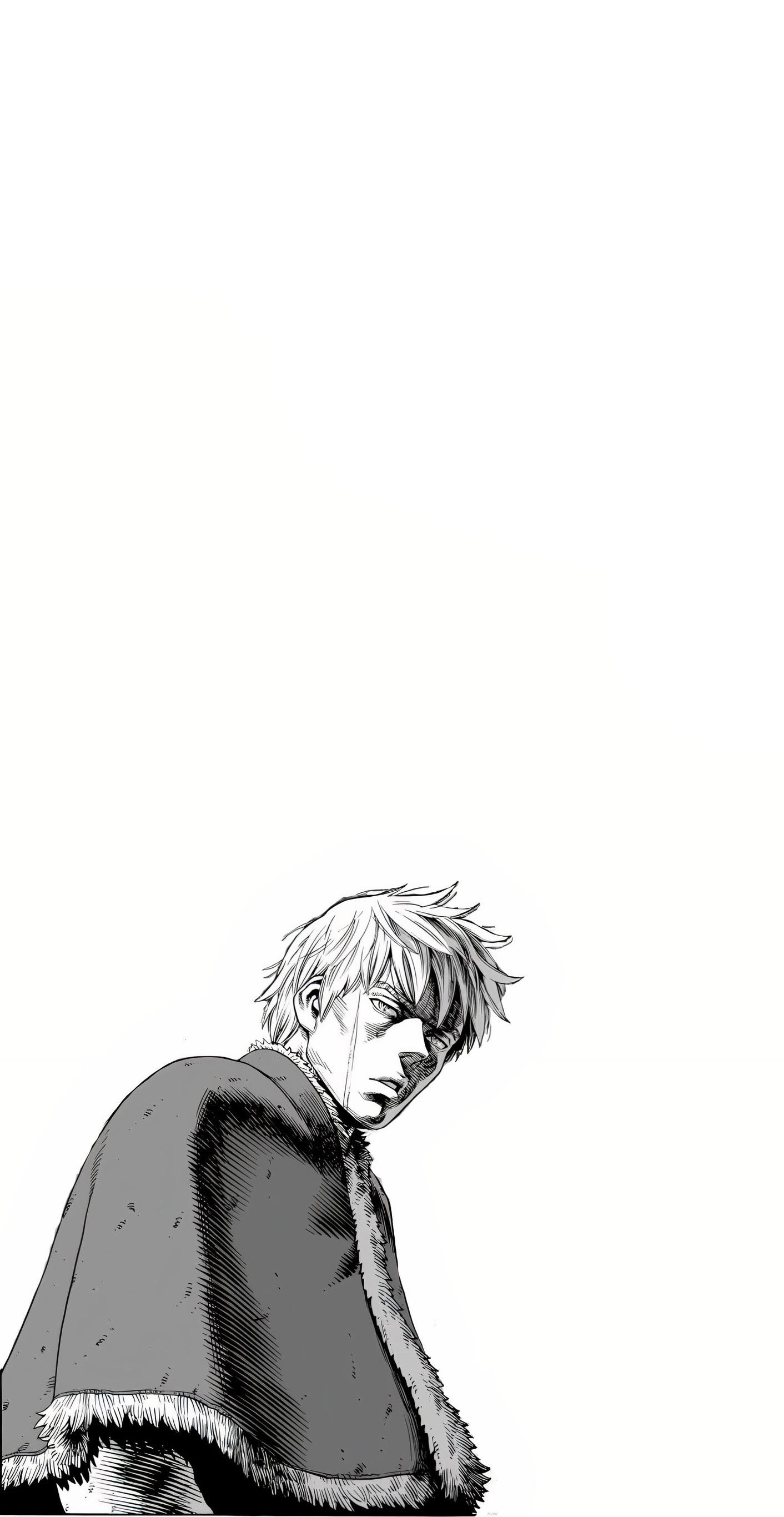 1412x2732 Thorfinn wallpaper i made (with the clean versions to use)
