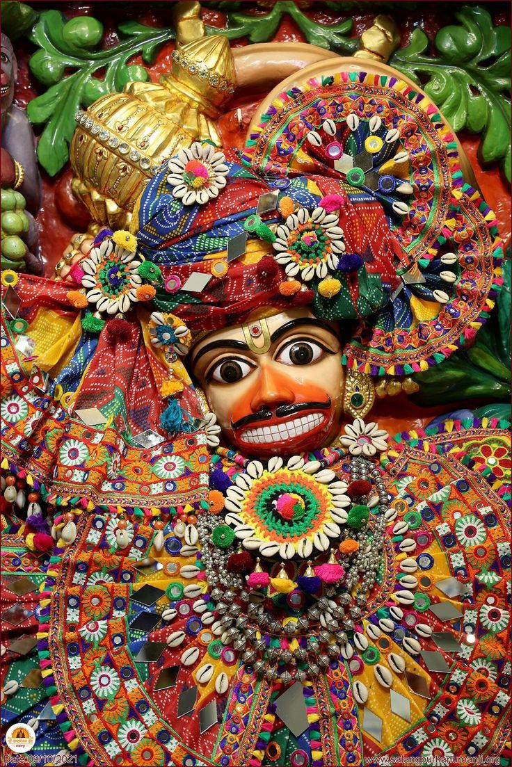 736x1103 Welcome To Kashtbhanjandev Temple Salangpur. Kastbhanjan Hanuman HD Wallpaper, Sarangpur Hanuman HD Wallpaper 1080p, Bharat