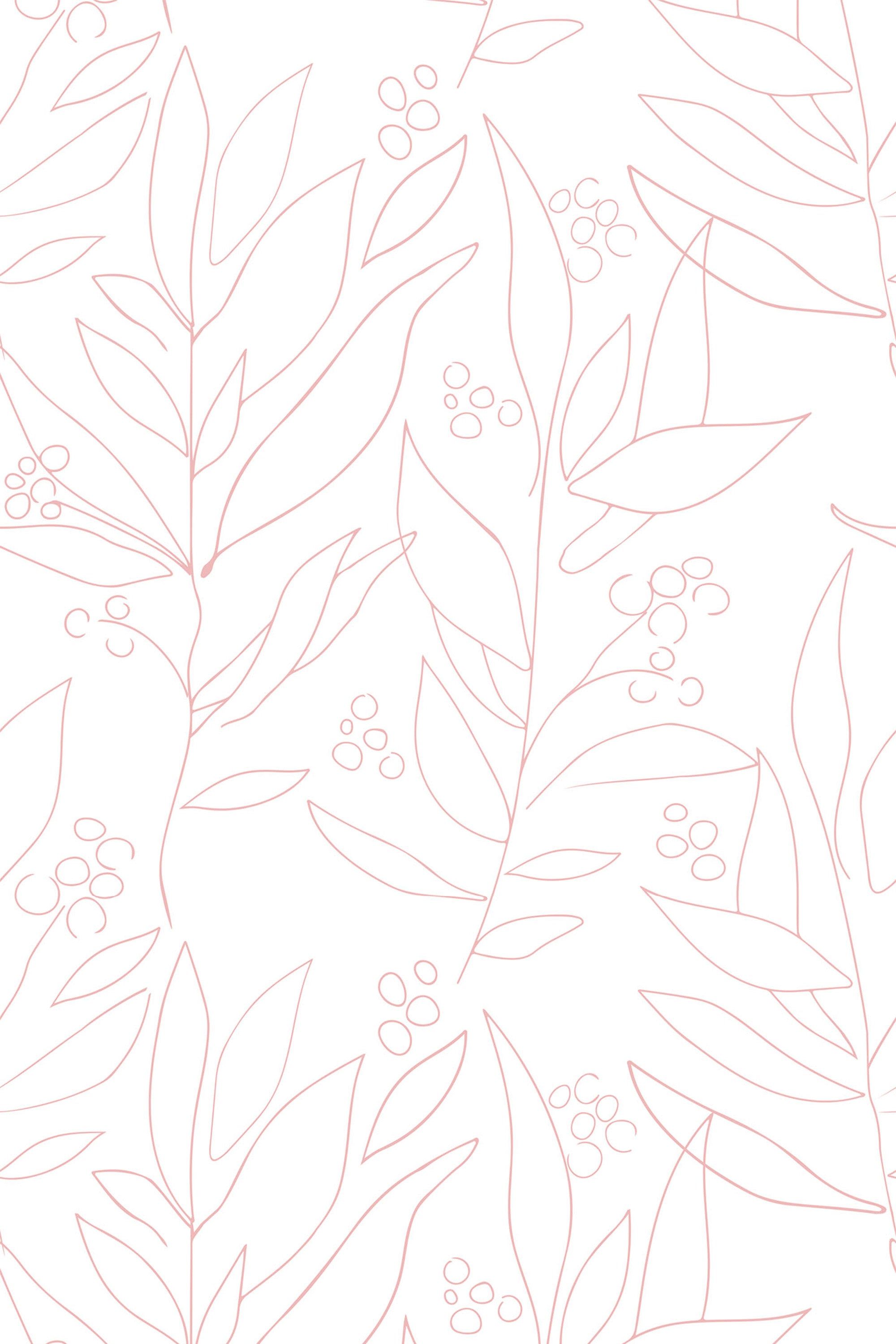 2000x3000 Big floral line art Wallpaper (Sample