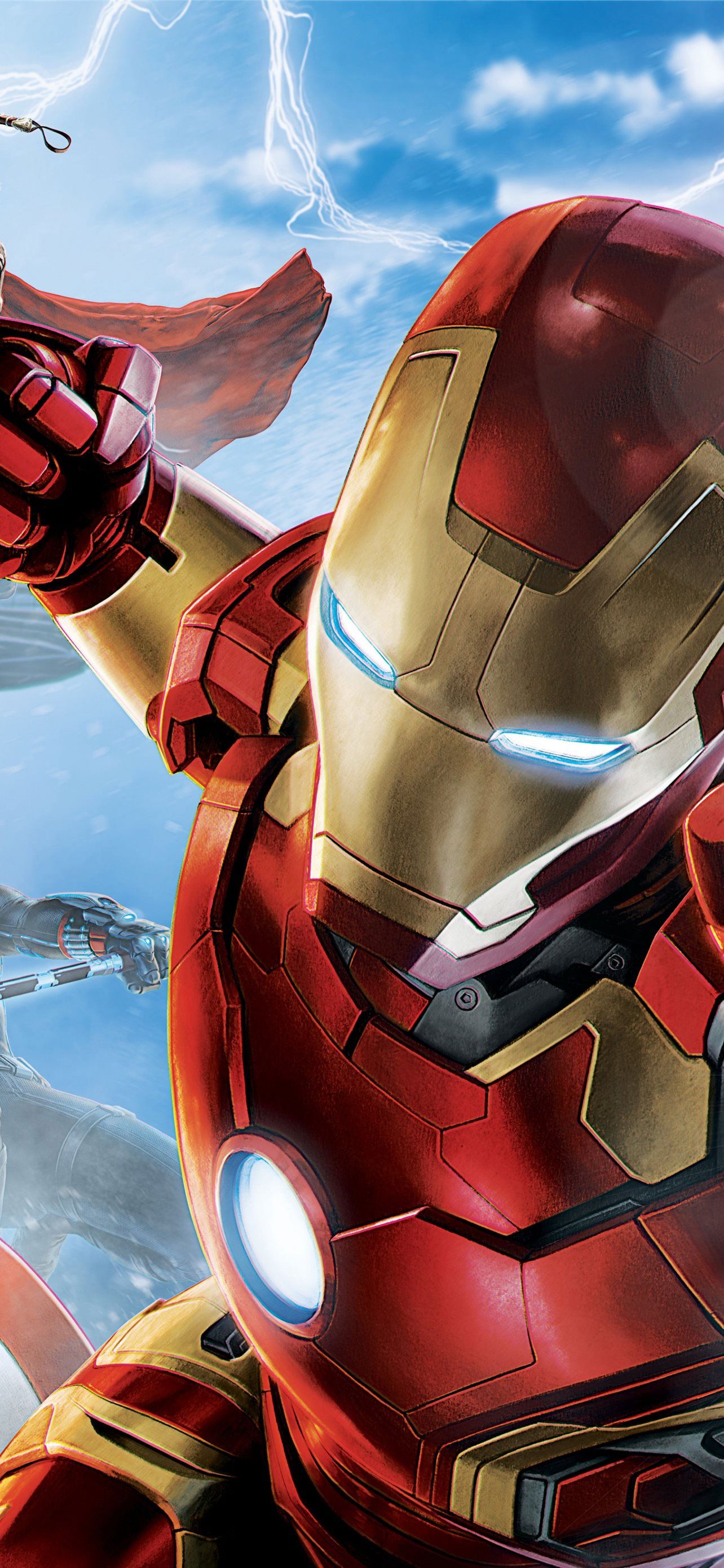 1284x2778 Avengers Age of Ultron Iron Man Captain America Hu. iPhone Wallpaper Free Download