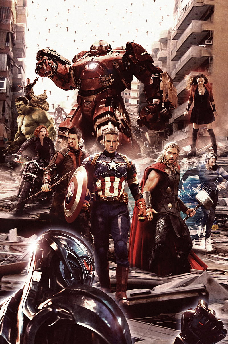 800x1204 Avengers, age, hulk, iron, man, thor, ultron, HD phone wallpaper
