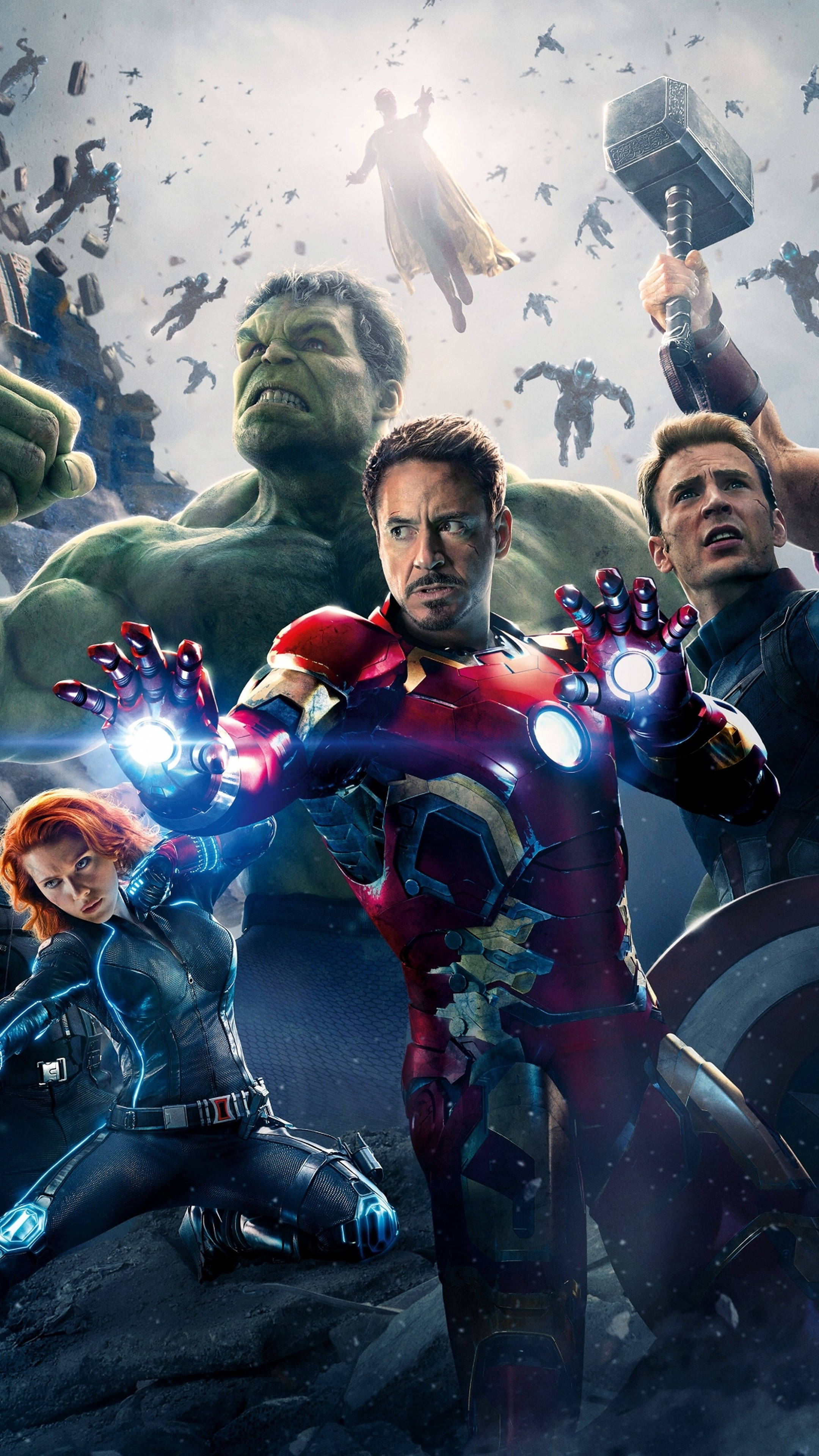 2160x3840 Download Avengers Android Age Of Ultron Wallpaper