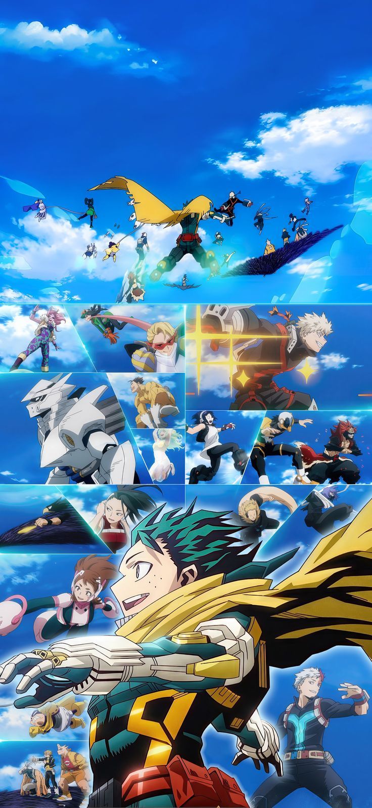 736x1598 Anime characters background wallpaper. Anime phone wallpaper, Mha phone wallpaper, My hero academia season 8