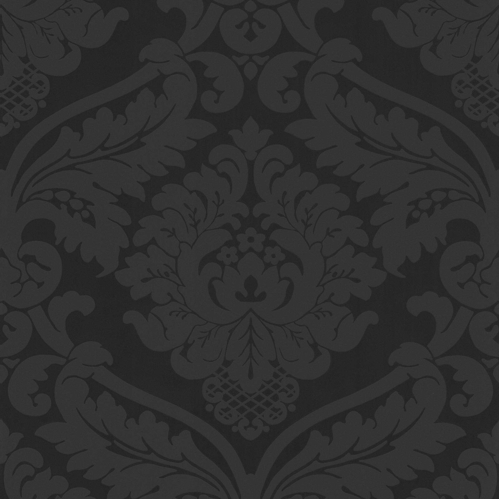1600x1600 Baroque Wallpaper Made Of Paper And Vinyl Black Ornament Wallpaper With Vinyl Pattern In Neo Baroque Style Elegant Living Room And Bedroom Paper Wallpaper : Amazon.de: DIY & Tools