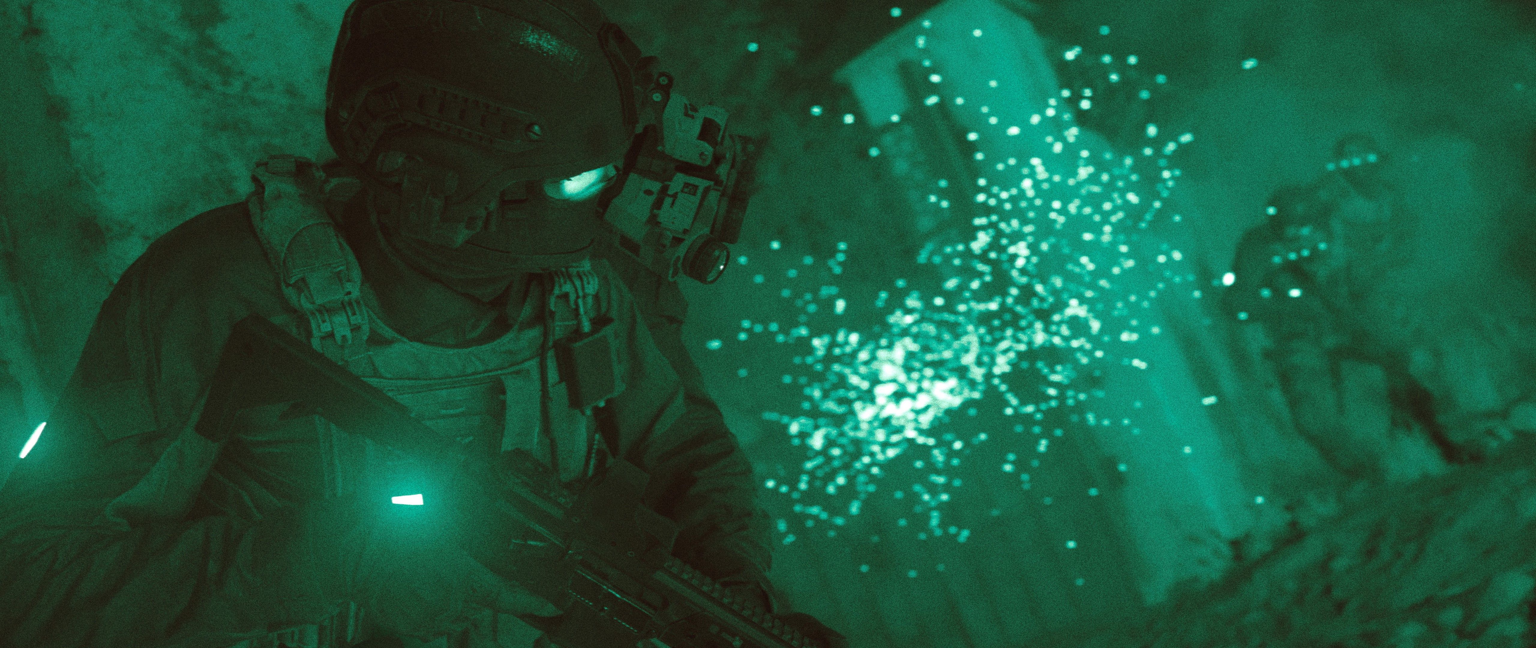 5120x2160 Call of Duty: Modern Warfare Soldiers Night Vision 4K Wallpaper HD