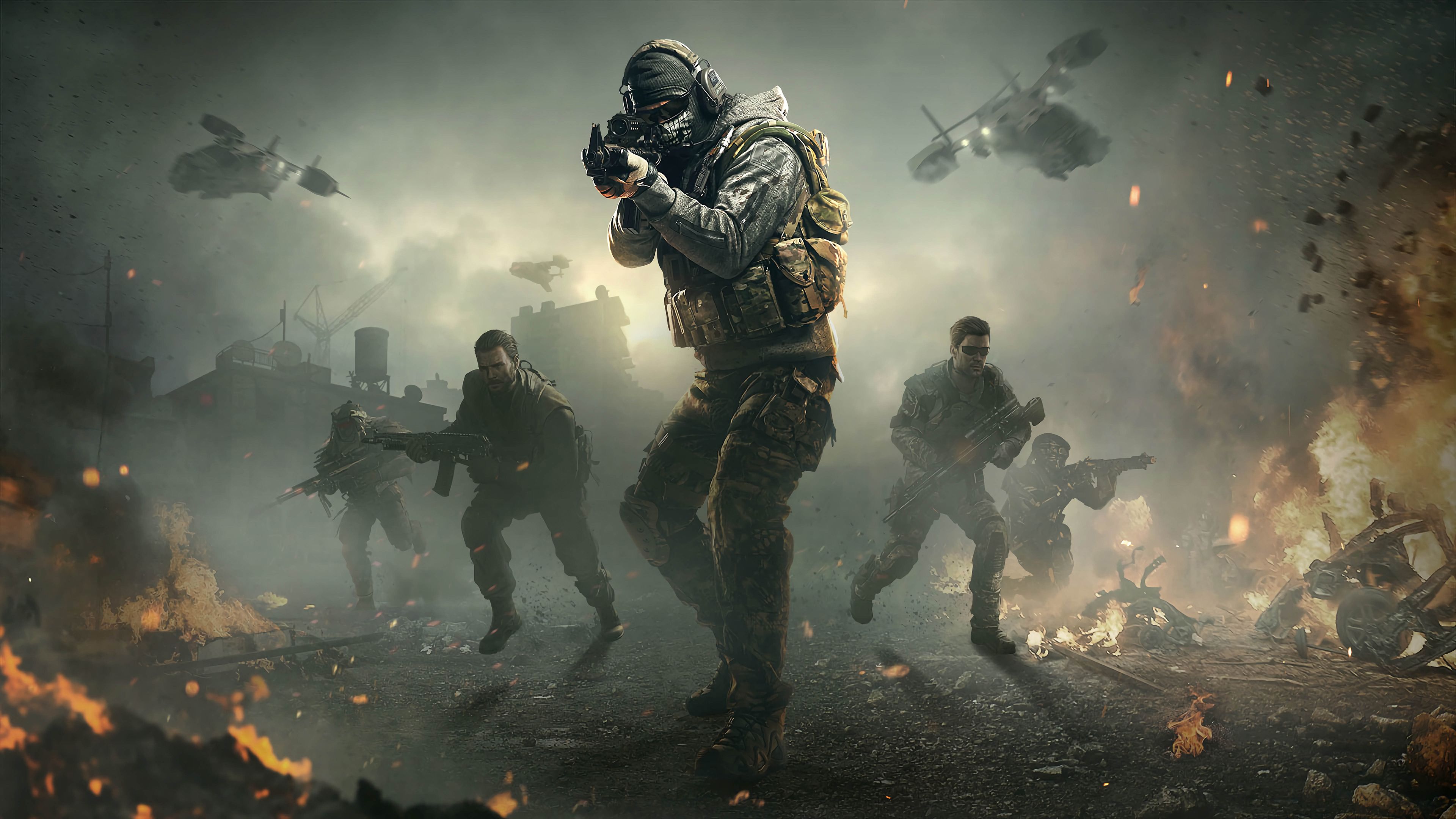 3840x2160 Call of Duty Echo Background Wallpaper 4K