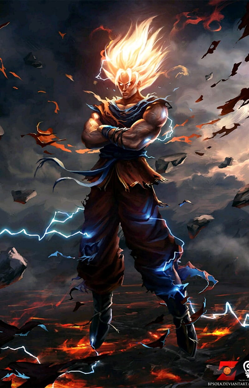800x1244 HD red son goku wallpaper