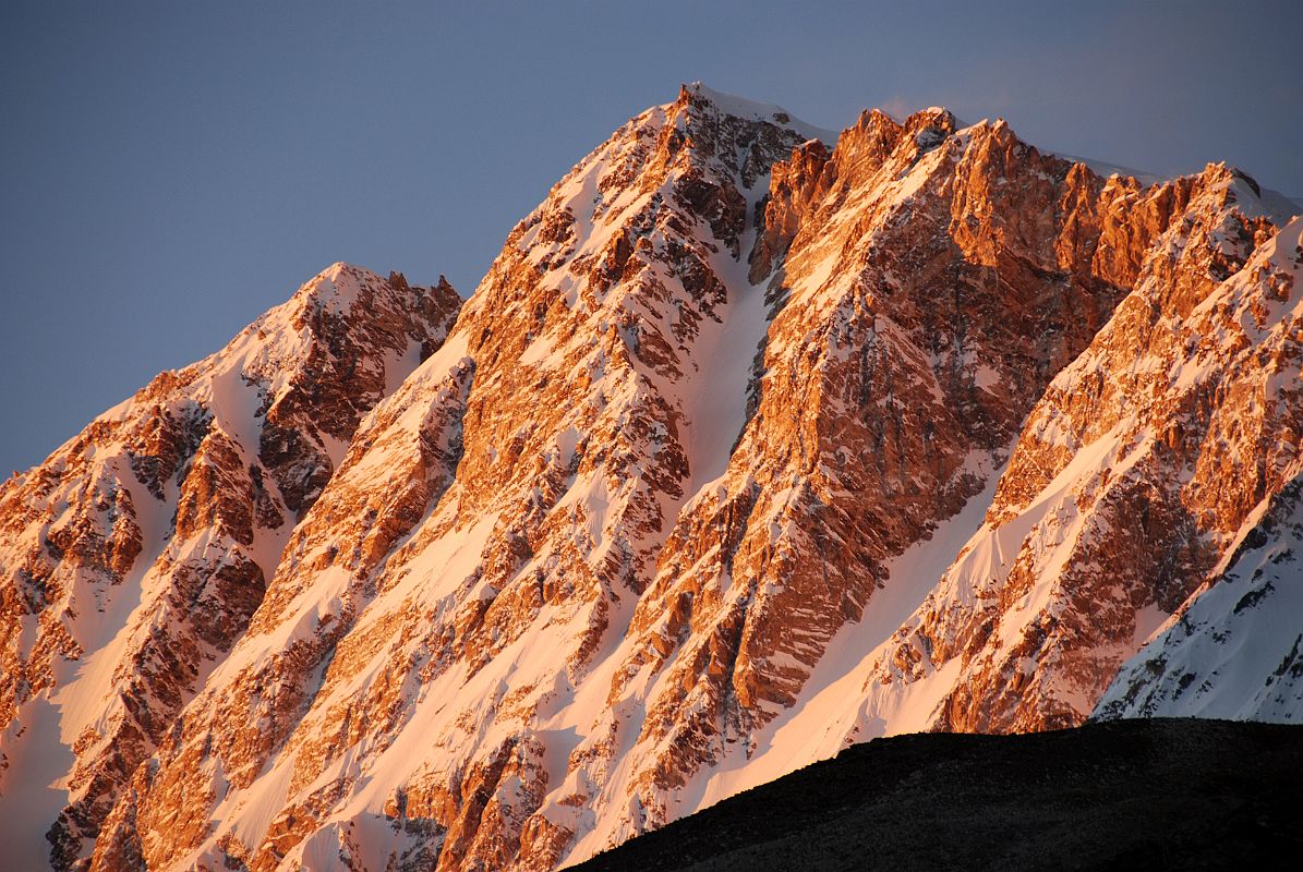 1195x800 Shishapangma Southwest Face At Sunset From Shishapangma Southwest Advanced Base Camp