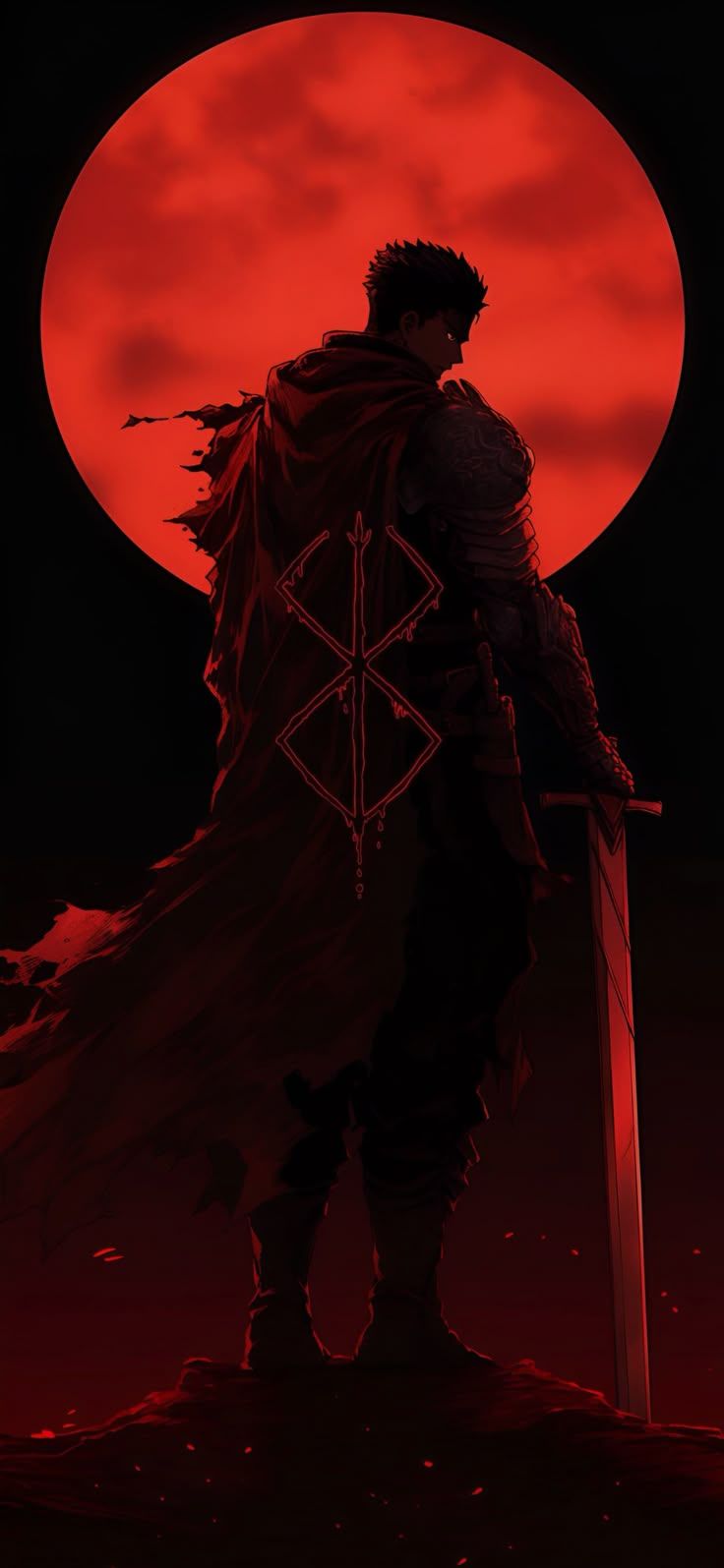 736x1595 Berserk wallpaper 4k. Beserk wallpaper full HD 4k, Berserk wallpaper phone, Berserk art