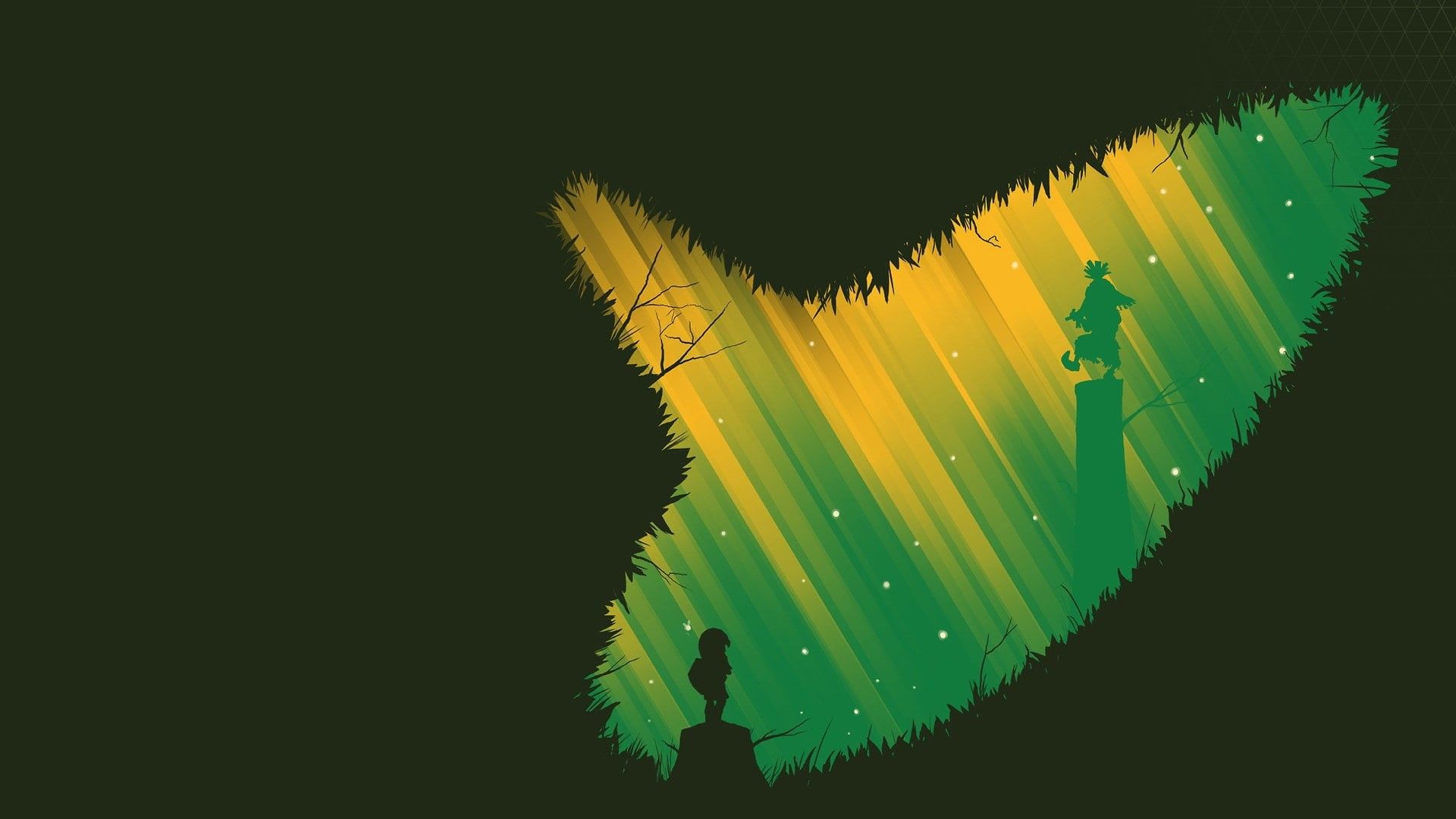 1920x1080 Minimalist Zelda Wallpaper