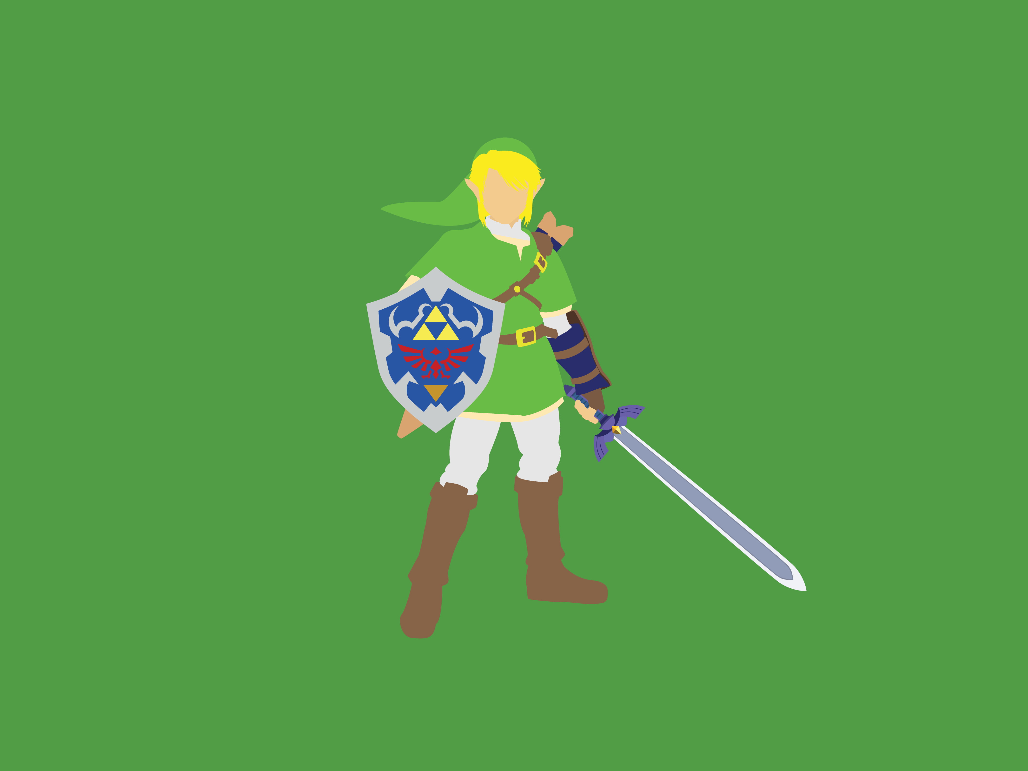4267x3200 Legend of Zelda Link, The Legend of Zelda, Link, minimalism, simple background HD wallpaper