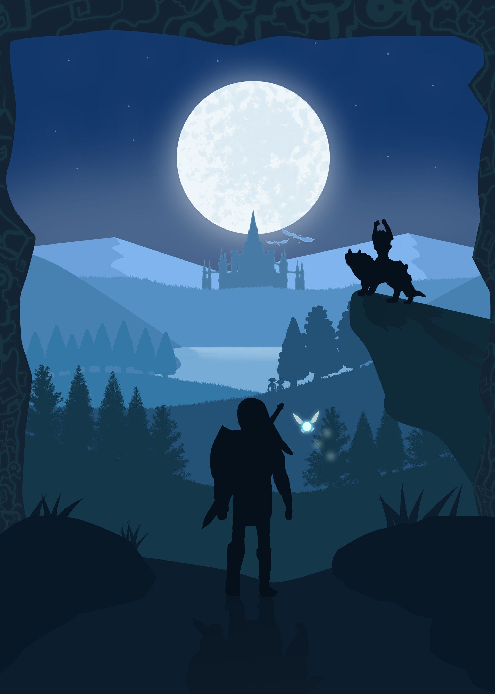 1920x2688 The Legend Of Zelda: Twilight Princess Flat Landscape