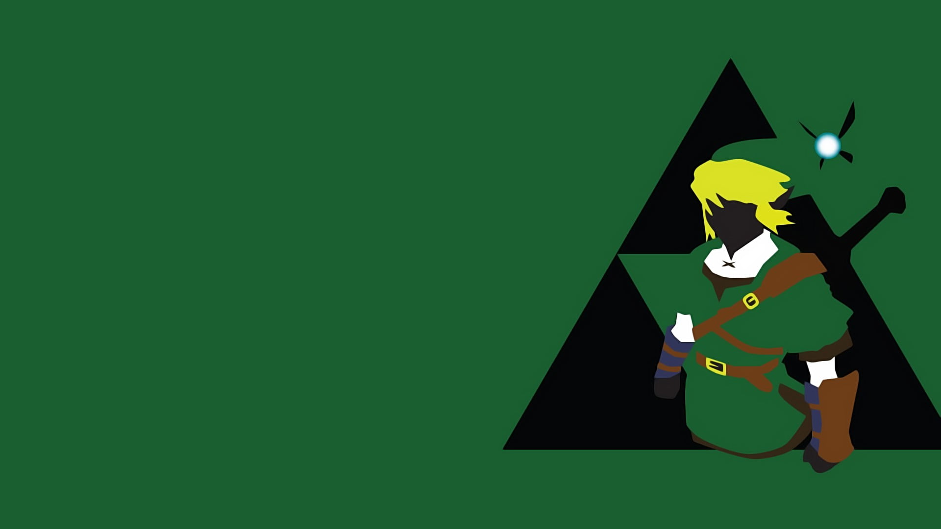 1920x1080 The Legend of Zelda Lynx illustration, The Legend of Zelda, Triforce, Link HD wallpaper