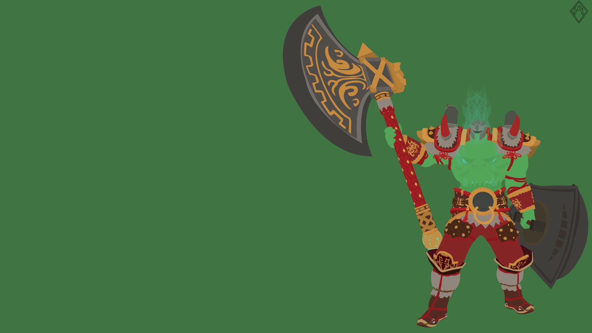 1920x1080 Smite. Xing Tian Minimalist Wallpaper