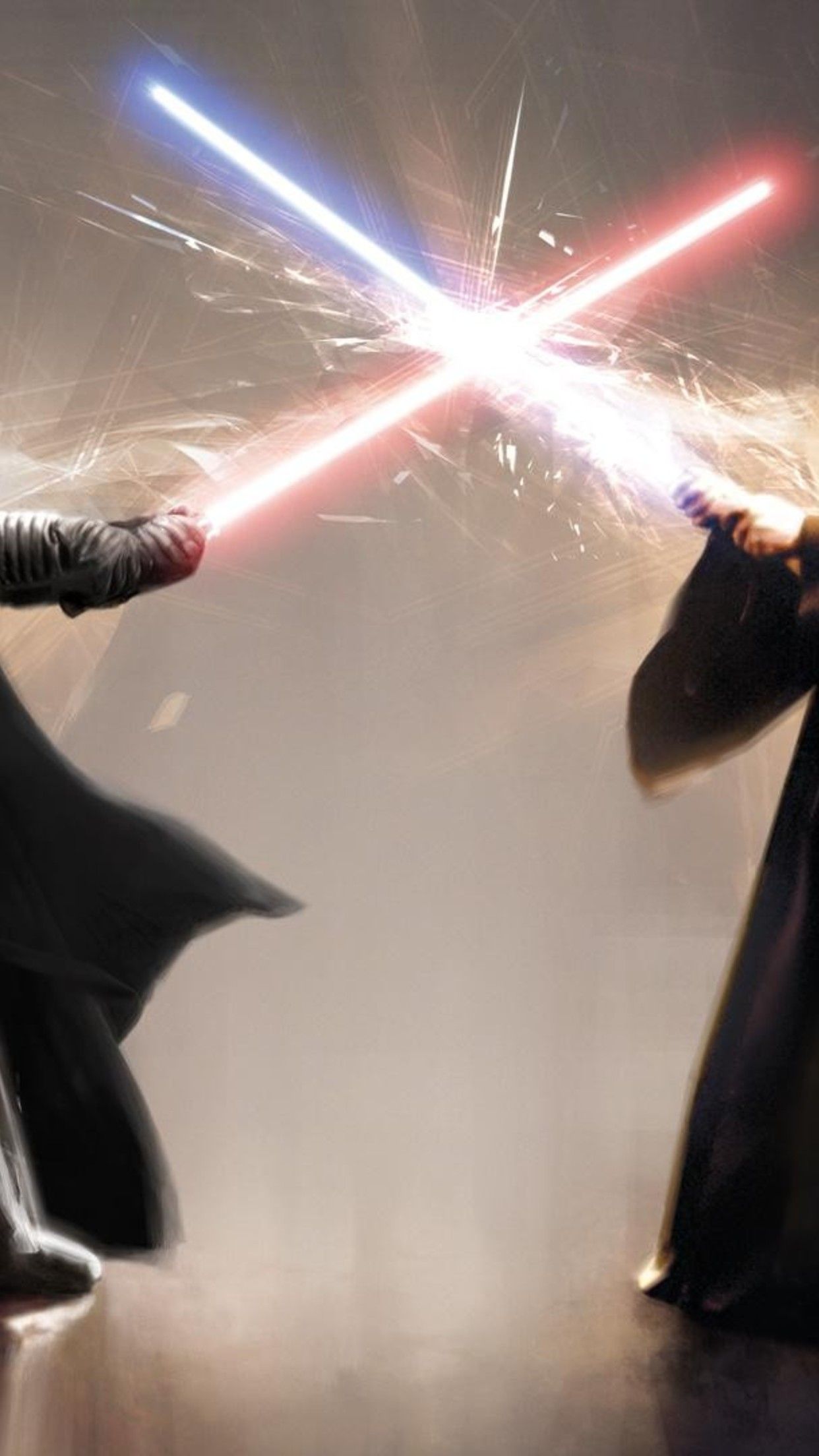 1242x2208 Star Wars Fight Wallpaper for iPhone Pro Max, X, 6