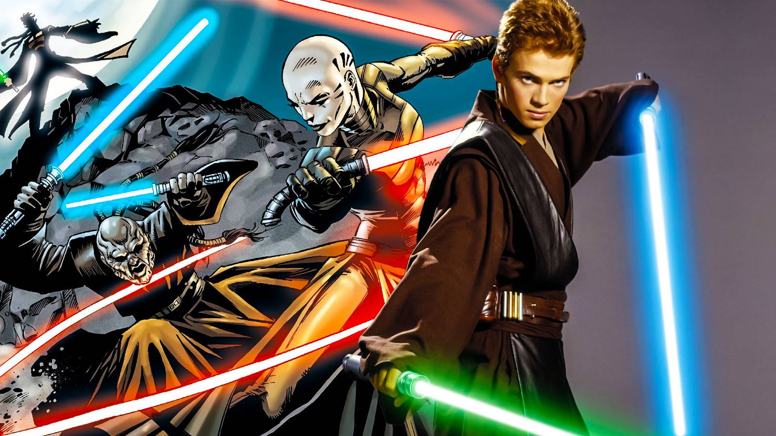 1600x900 Why Some Jedi & Sith Use Two Lightsabers (Jar'Kai Method Explained)