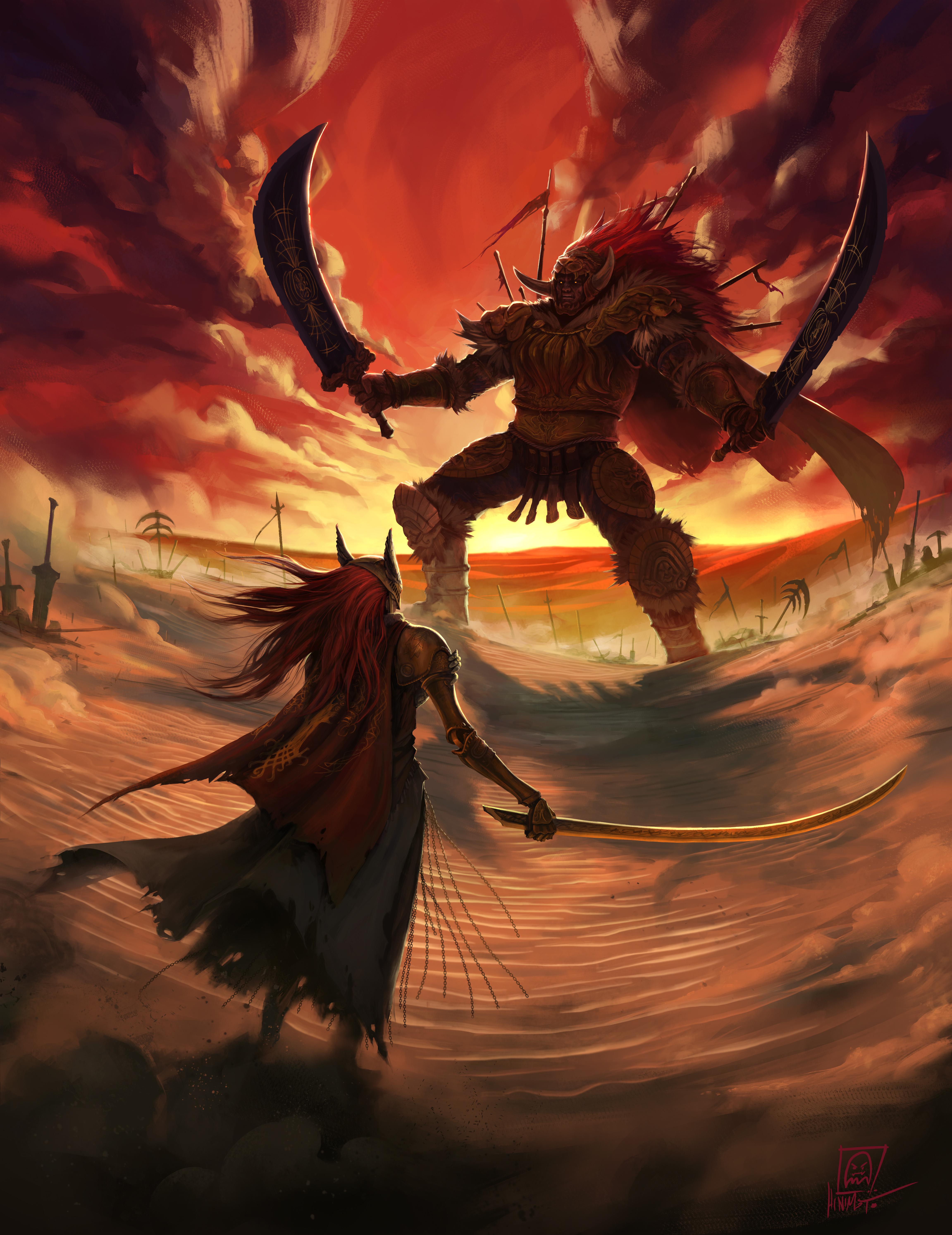 4606x5974 Hey there, I made a Radahn vs Malenia fanart. Took me some time because I avoided the fanart bandwagon a couple of months back but I finally did it! :D
