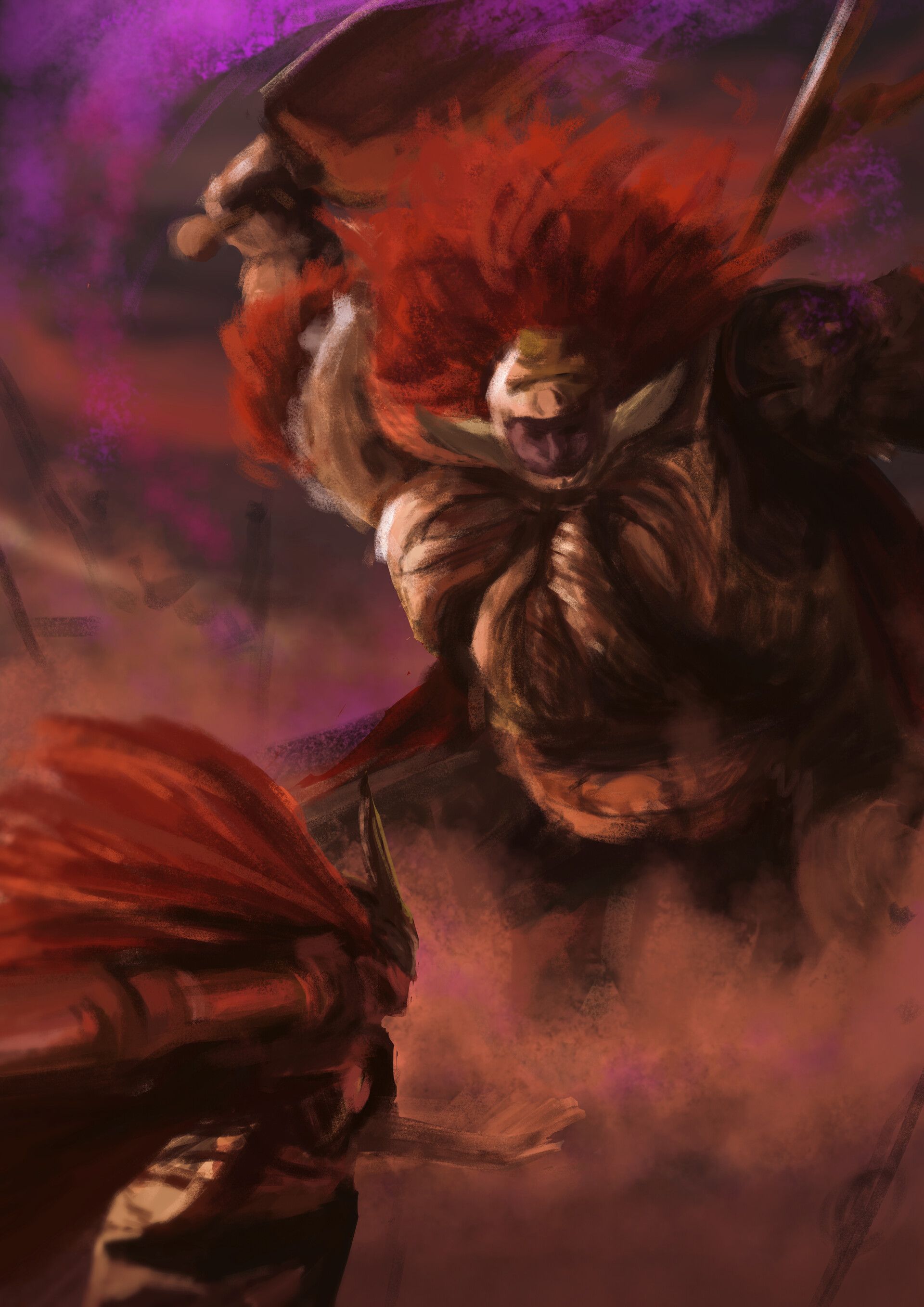 1920x2715 Starscourge Radhan vs Malenia, blade of Miquella [Fan Art][Elden Ring]
