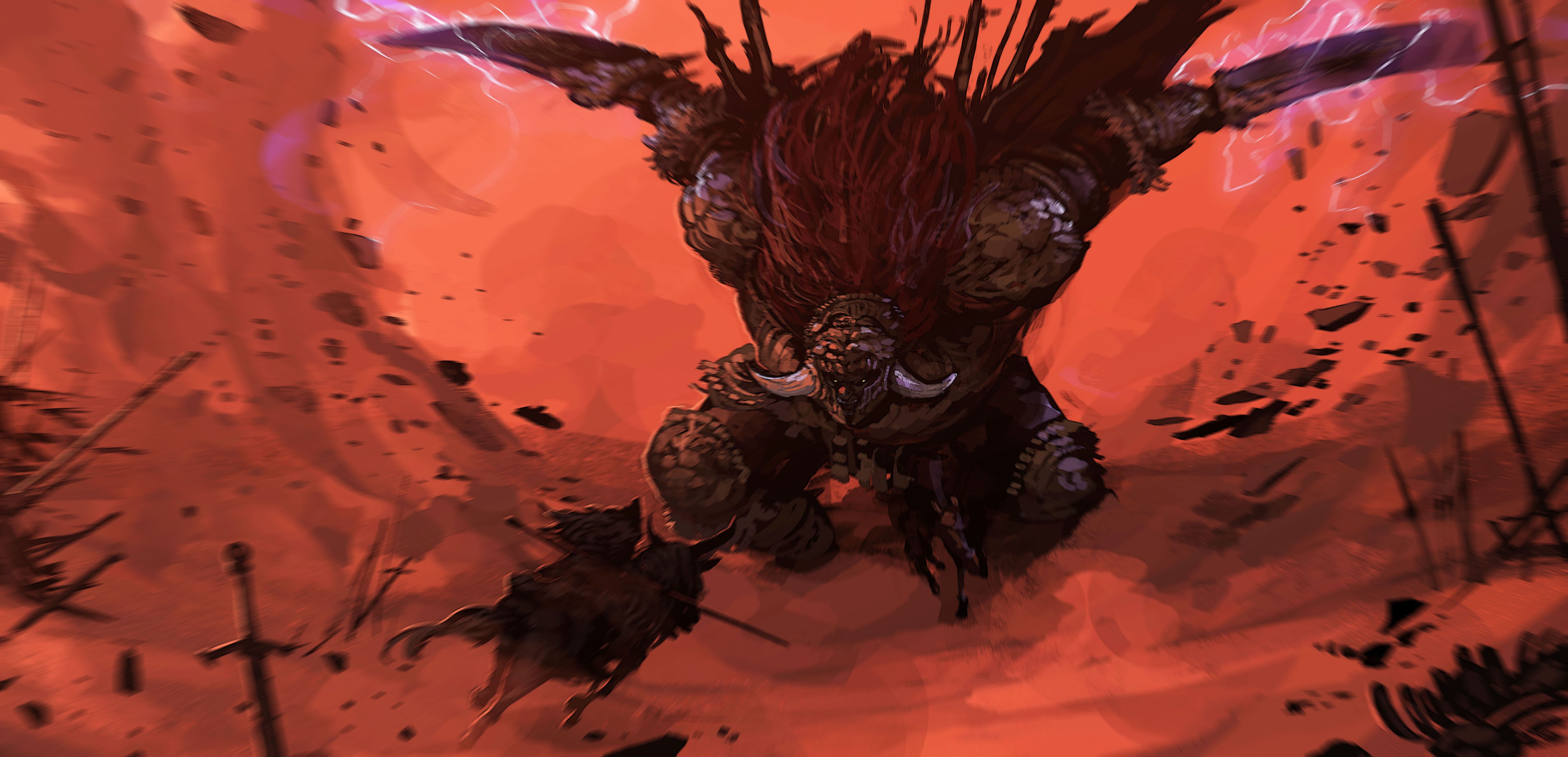 6211x3000 Starscourge Radahn Wallpaper