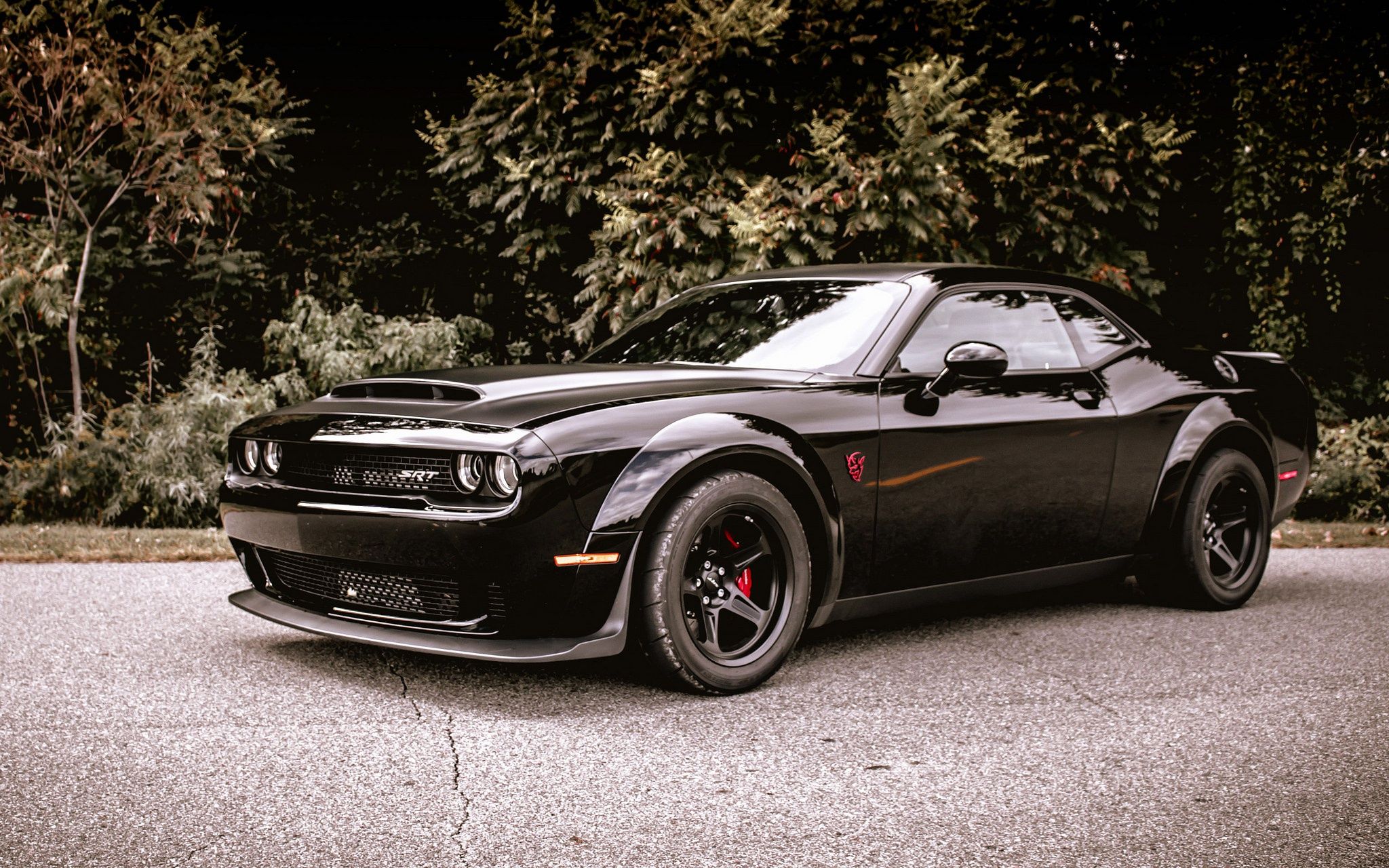 2048x1280 Wallpaper Black., SRT, Challenger, Dodge, demon for mobile and desktop, section dodge, resolution 2048x1280