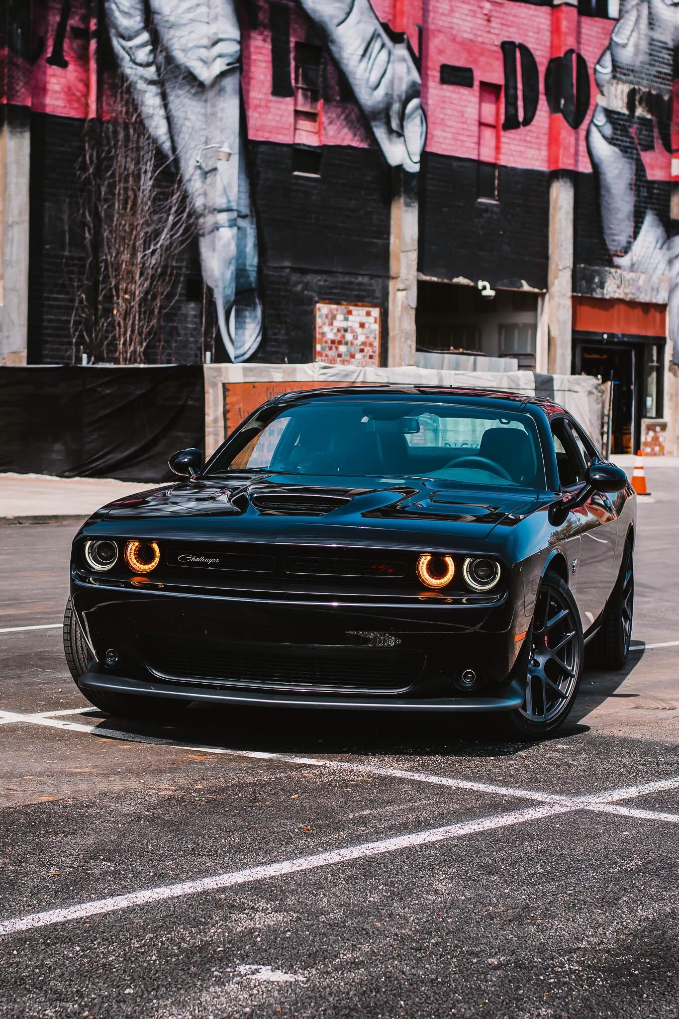 1365x2048 Everybody meet Rosa! She's a Pitch Black 2019 Dodge Challenger Scat Pack. 485 horses of pure American muscle car!