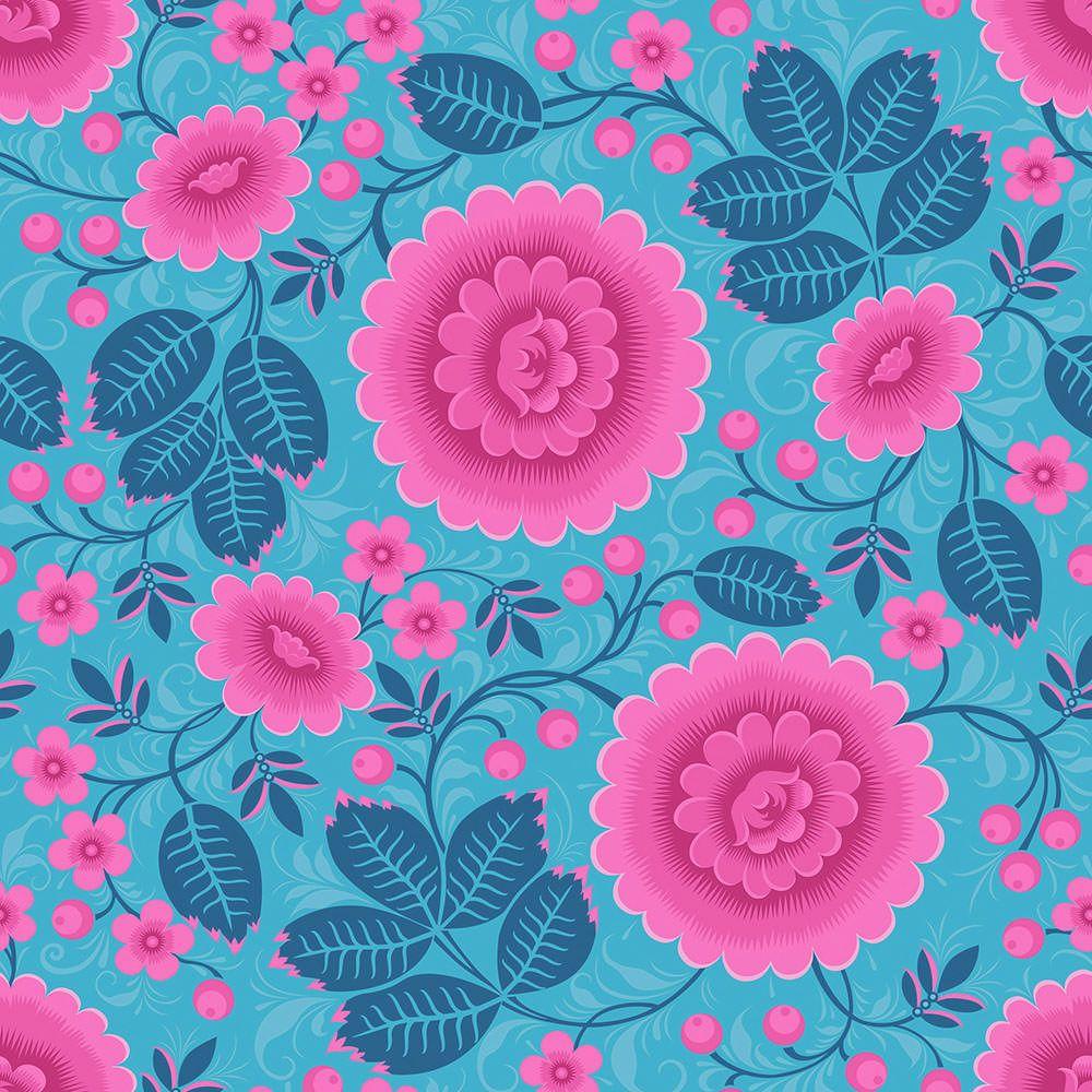 1000x1000 Bold Wallpaper. Bold Floral Wallpaper. Olenka Wallpaper Designs
