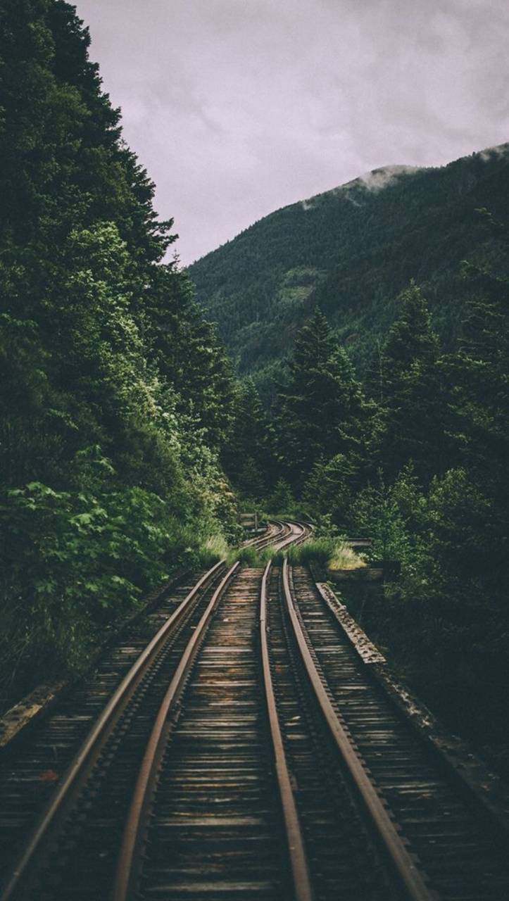 723x1280 Train tracks wallpaper by rsenior2005 .
