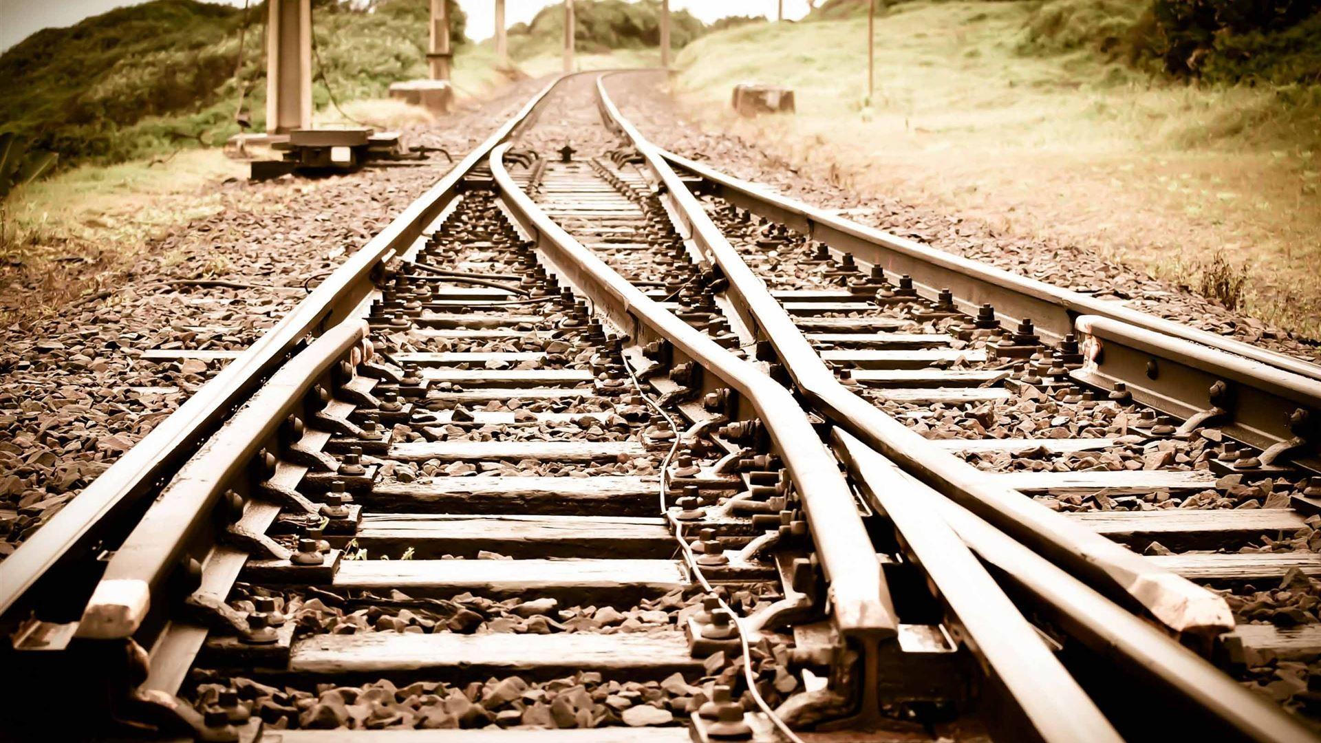1920x1080 Train Tracks MacBook Air Wallpaper Download