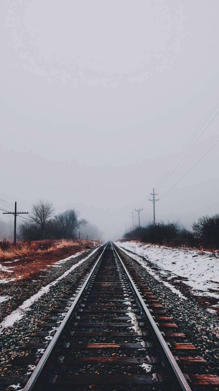 720x1280 Train Track wallpaper