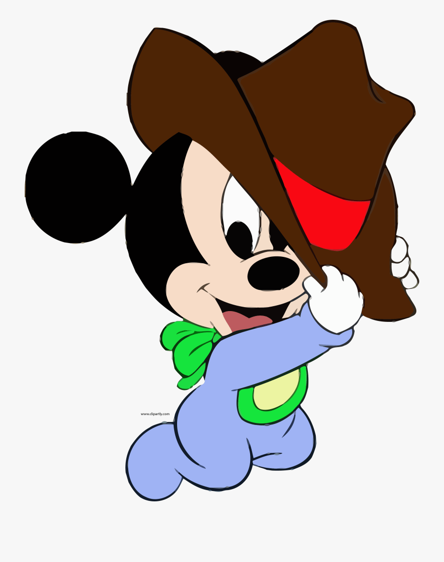 900x1140 Baby Mickey Cowboy Hat Wallpaper Clipart Png Mickey Mouse HD, Free Transparent Clipart