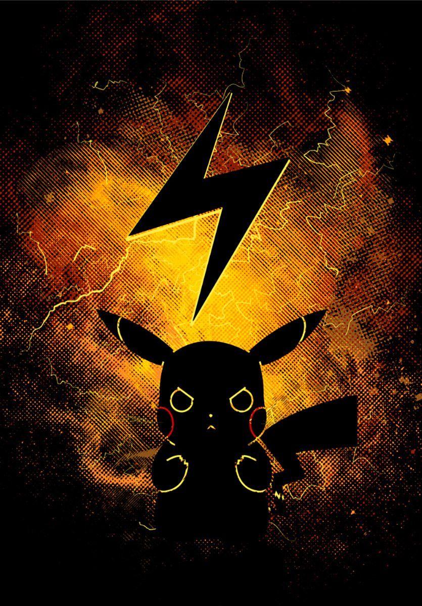 835x1200 Thunder Art Pokemon Pikachu. metal poster. Pikachu art, Cute pokemon wallpaper, Pikachu wallpaper