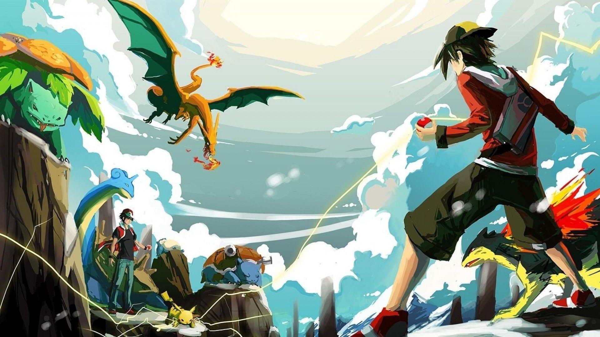 1920x1080 All Legendary Pokemon Wallpaper