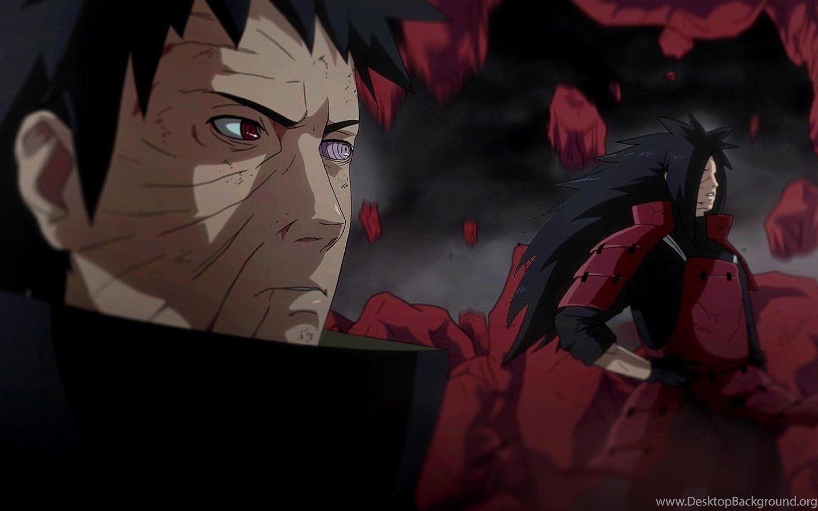 1680x1050 Splendid Madara Uchiha And Obito Uchiha Full HD Wallpaper Desktop Background