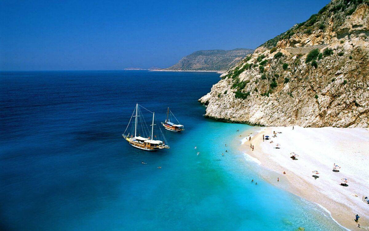 1200x750 Turkey Mediterranean Coast Antalya Region Kas Kaputas Beach