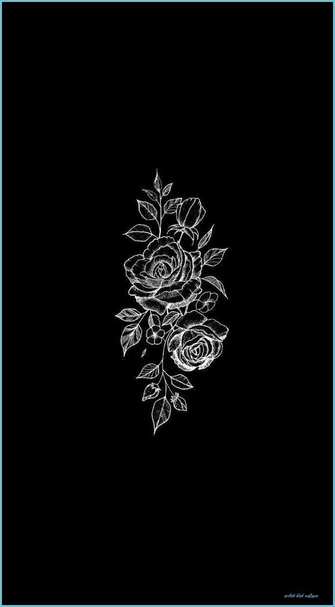 686x1241 Cute Black Aesthetic Wallpaper Free Cute Black Aesthetic black wallpaper