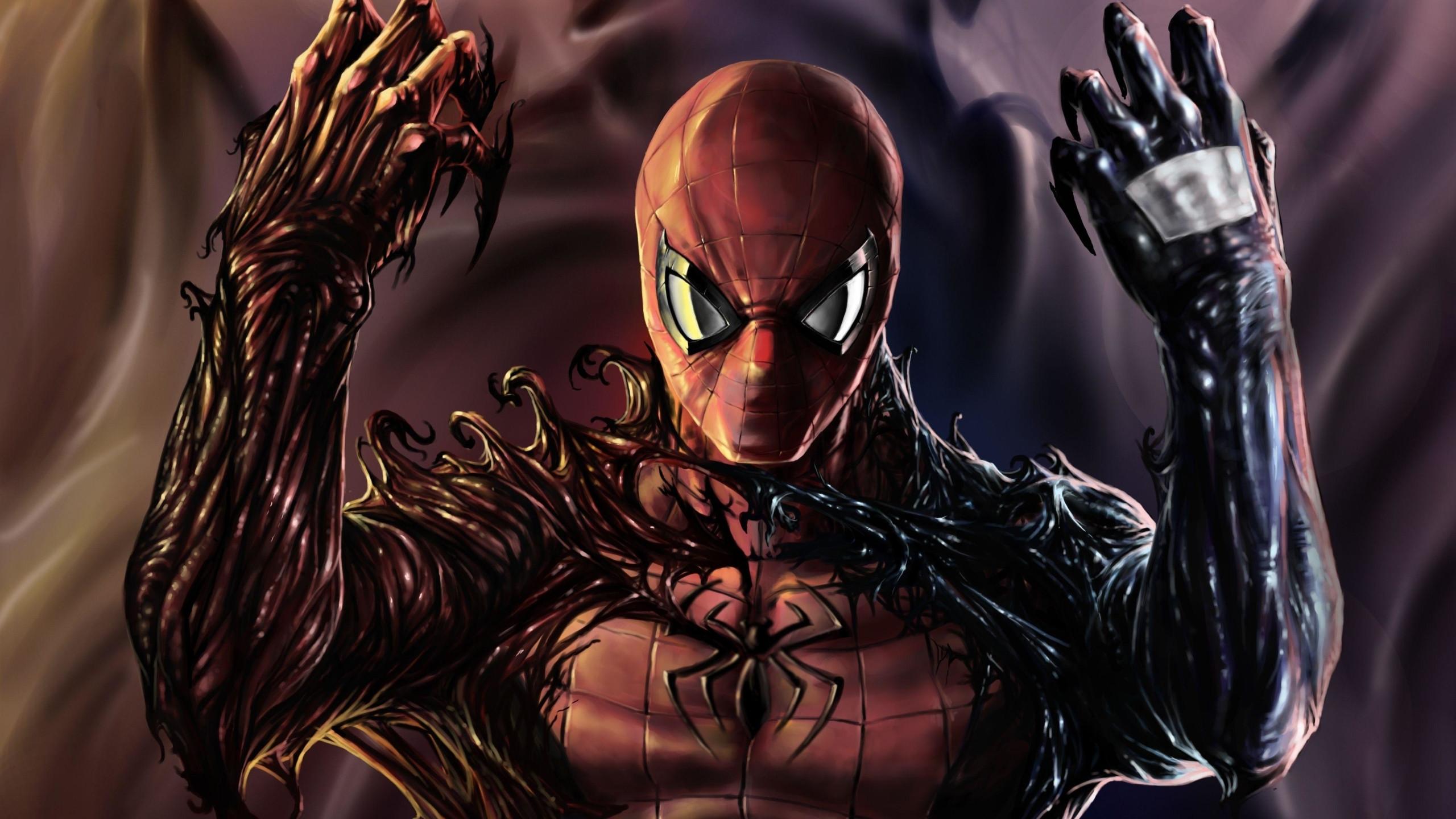 2560x1440 Venom Carnage Spiderman 1440P Resolution Wallpaper, HD Superheroes 4K Wallpaper, Image, Photo and Background