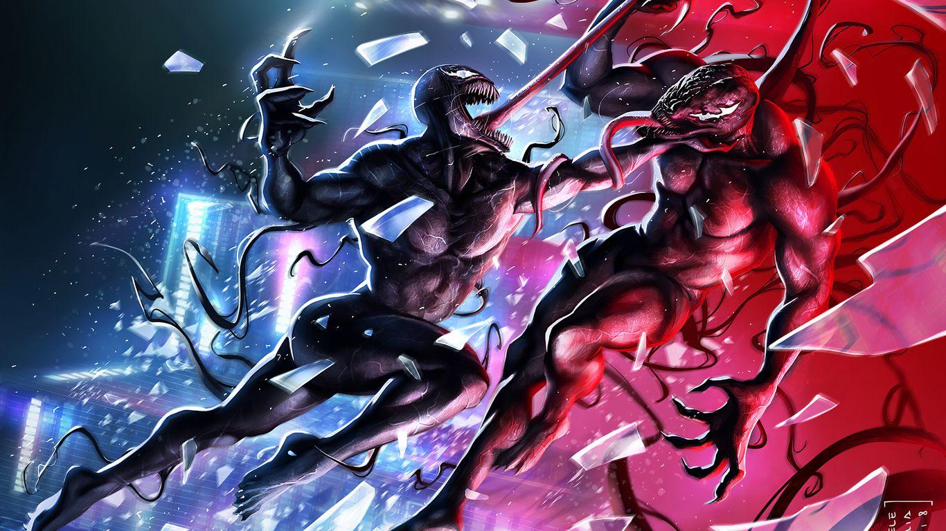 1366x768 Venom Vs Carnage 4k 1366x768 Resolution HD 4k Wallpaper, Image, Background, Photo and Picture