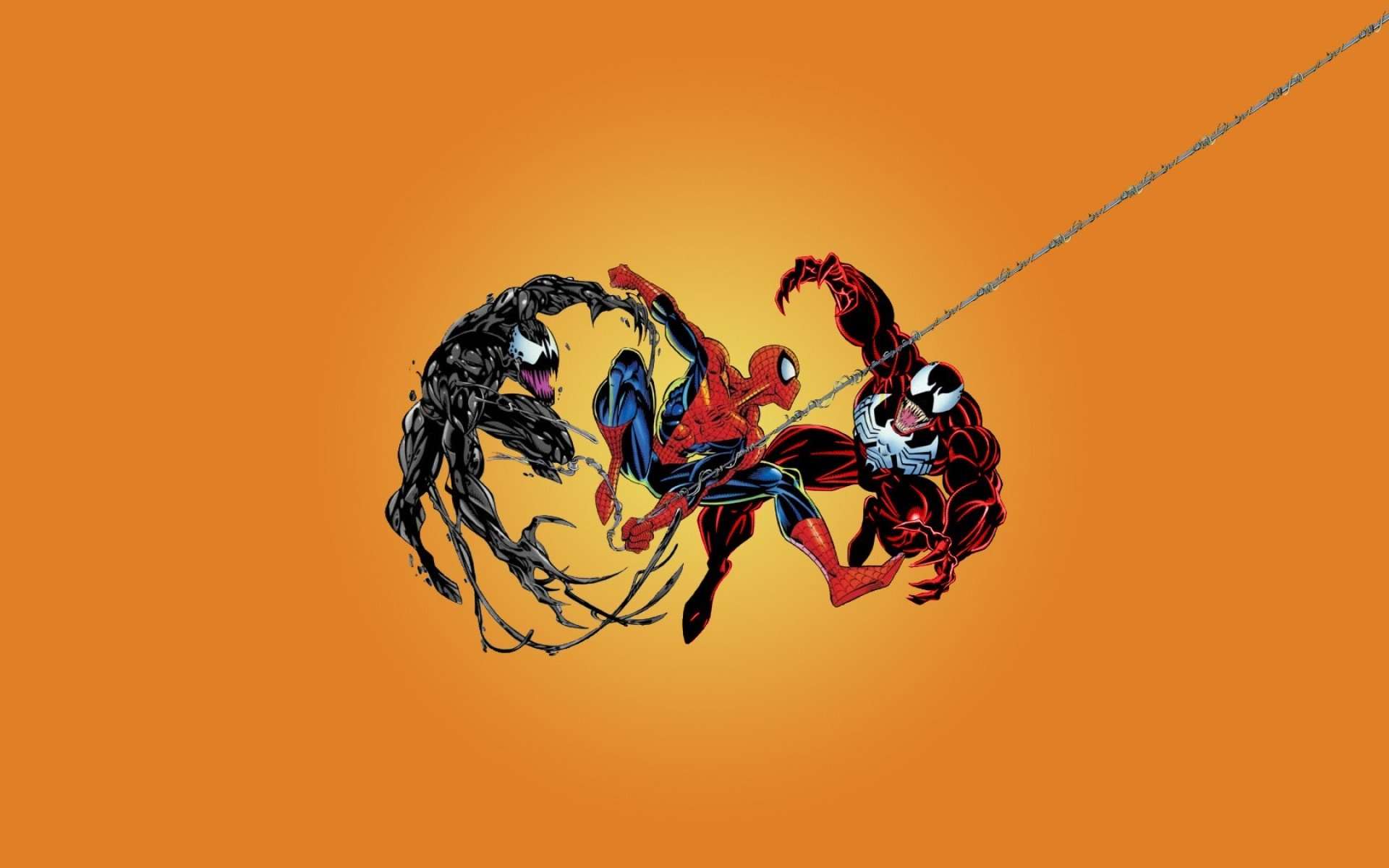 1920x1200 Spiderman Venom Carnage Wallpaper