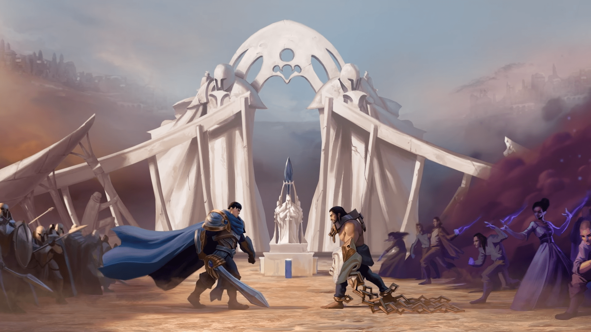 1920x1080 Garen League Of Legends Riot Games Sylas League Of Legends Wallpaper:1920x1080