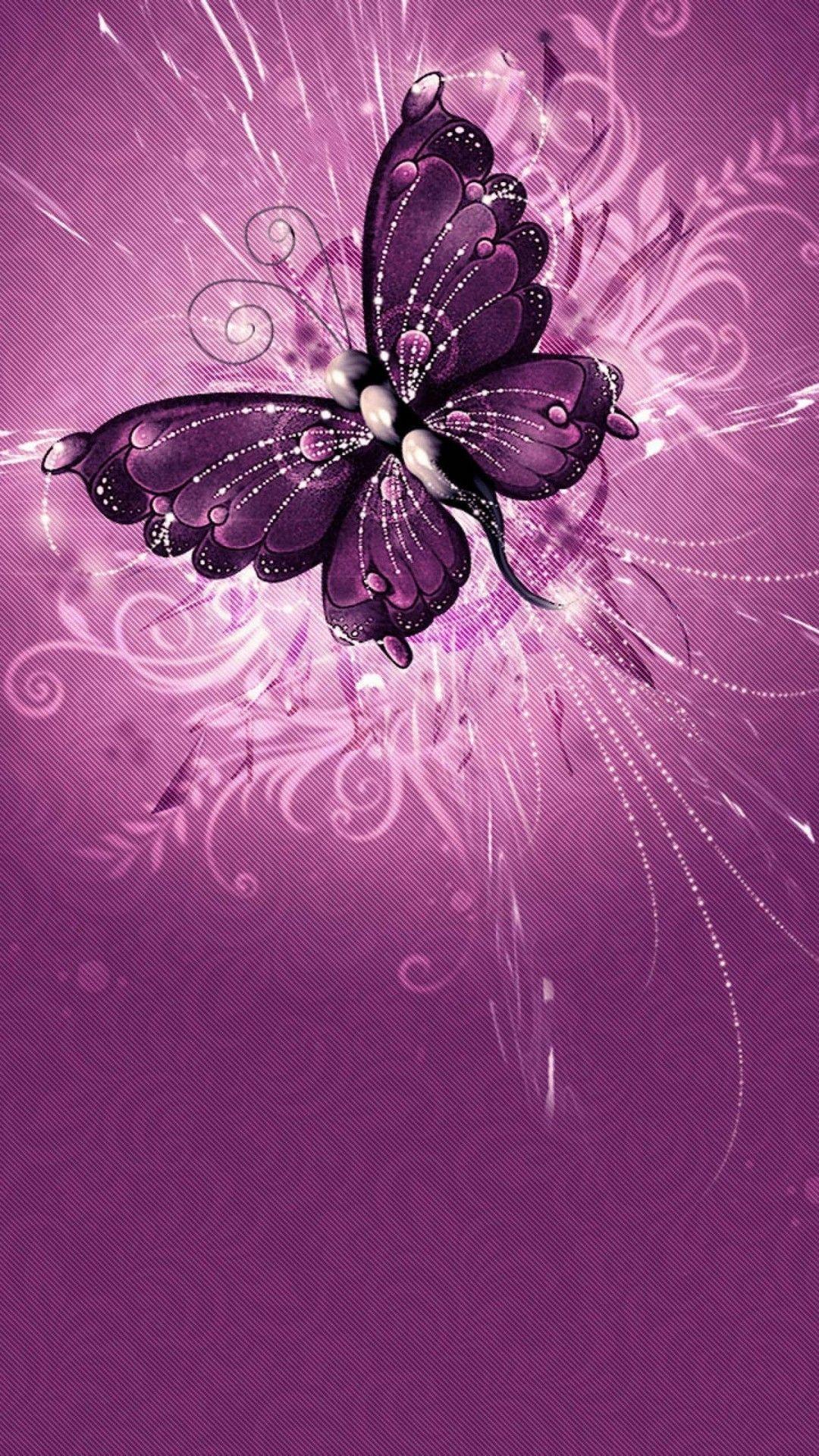 1080x1920 Butterfly Wallpaper background picture