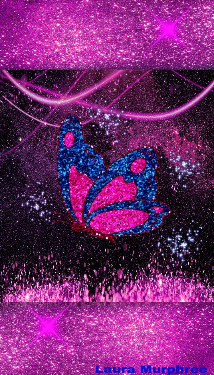 750x1311 Glitter phone wallpaper. Glitter phone wallpaper, Butterfly wallpaper, Cellphone wallpaper