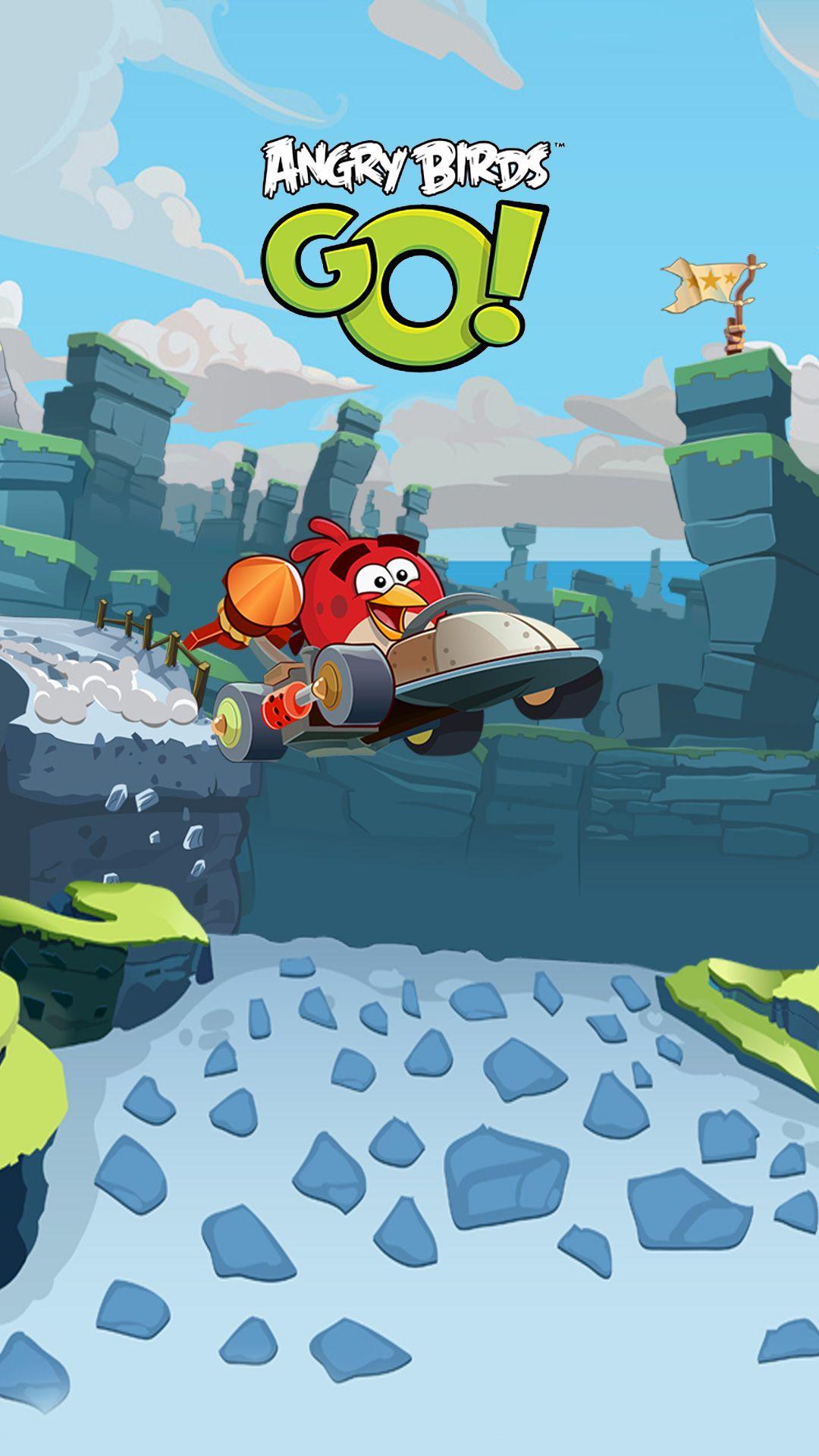 1080x1920 Angry Birds Go Wallpaper
