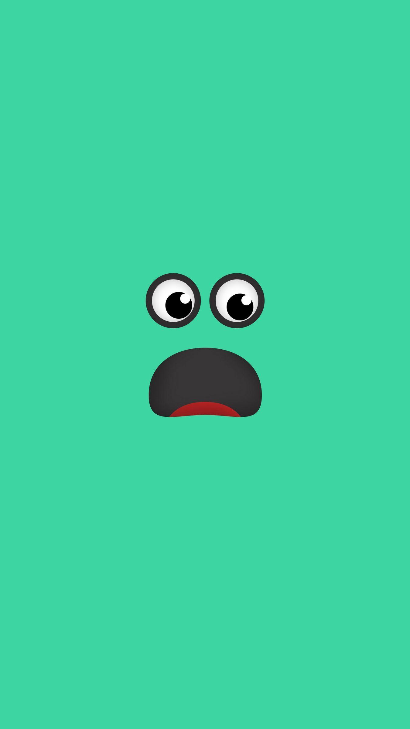 1350x2400 Download wallpaper 1350x2400 face, surprise, emotions, vector, art, minimalism iphone 8+/7+/6s+/for parallax HD background