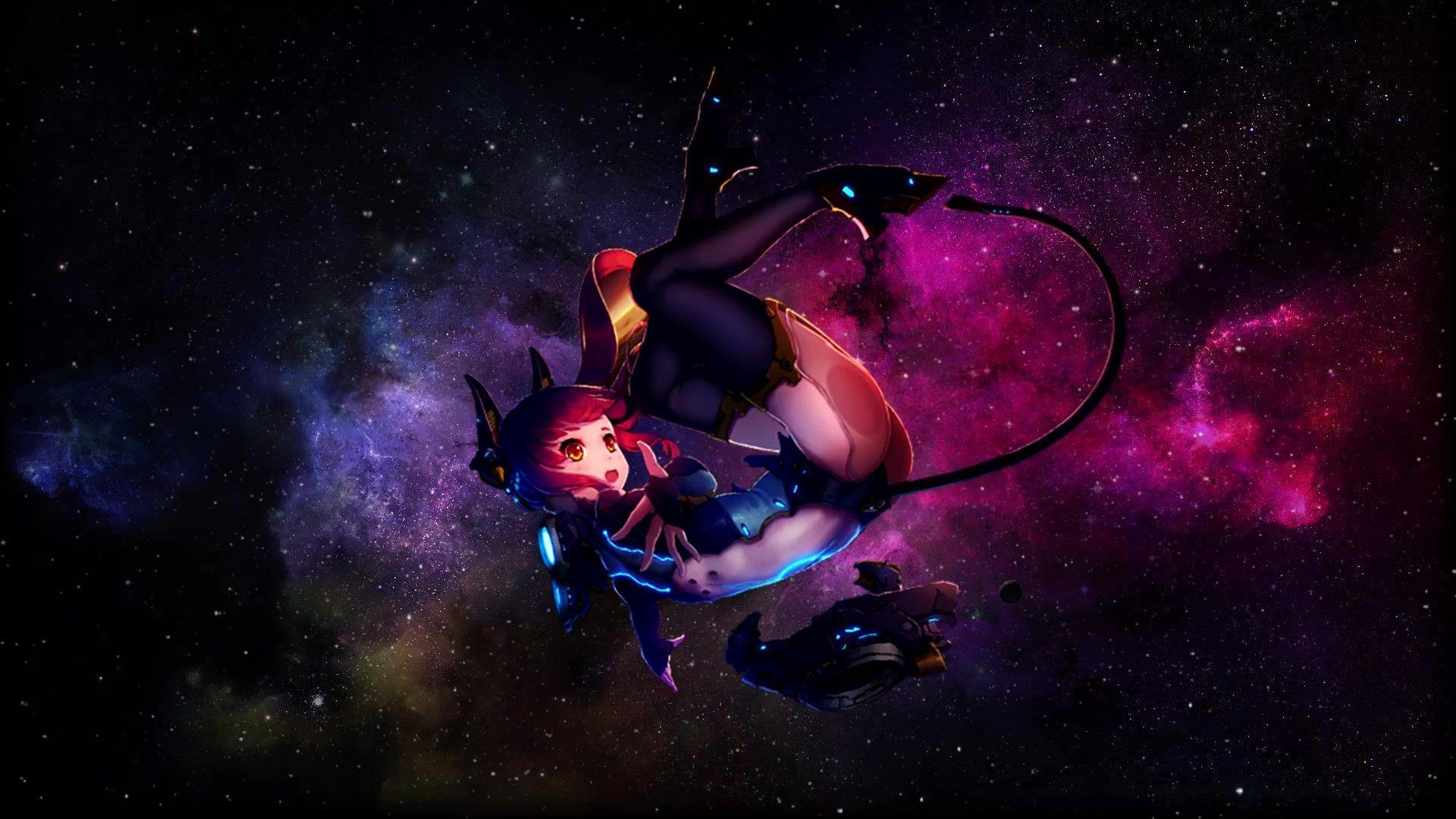 1920x1080 Anime Space Wallpaper
