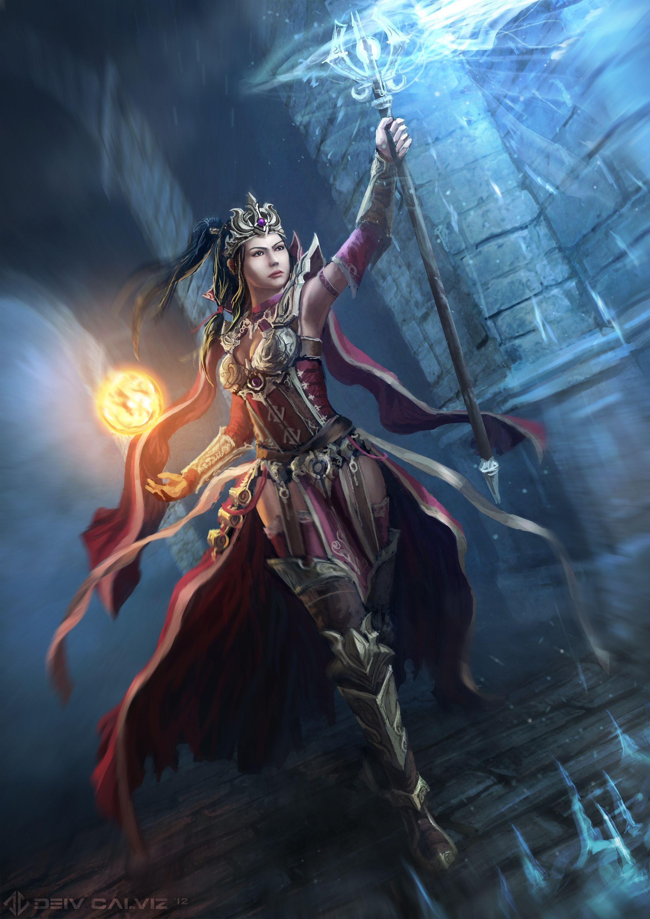 Female Wizard Wallpapers Top Free Female Wizard Backgrounds Wallpaperaccess