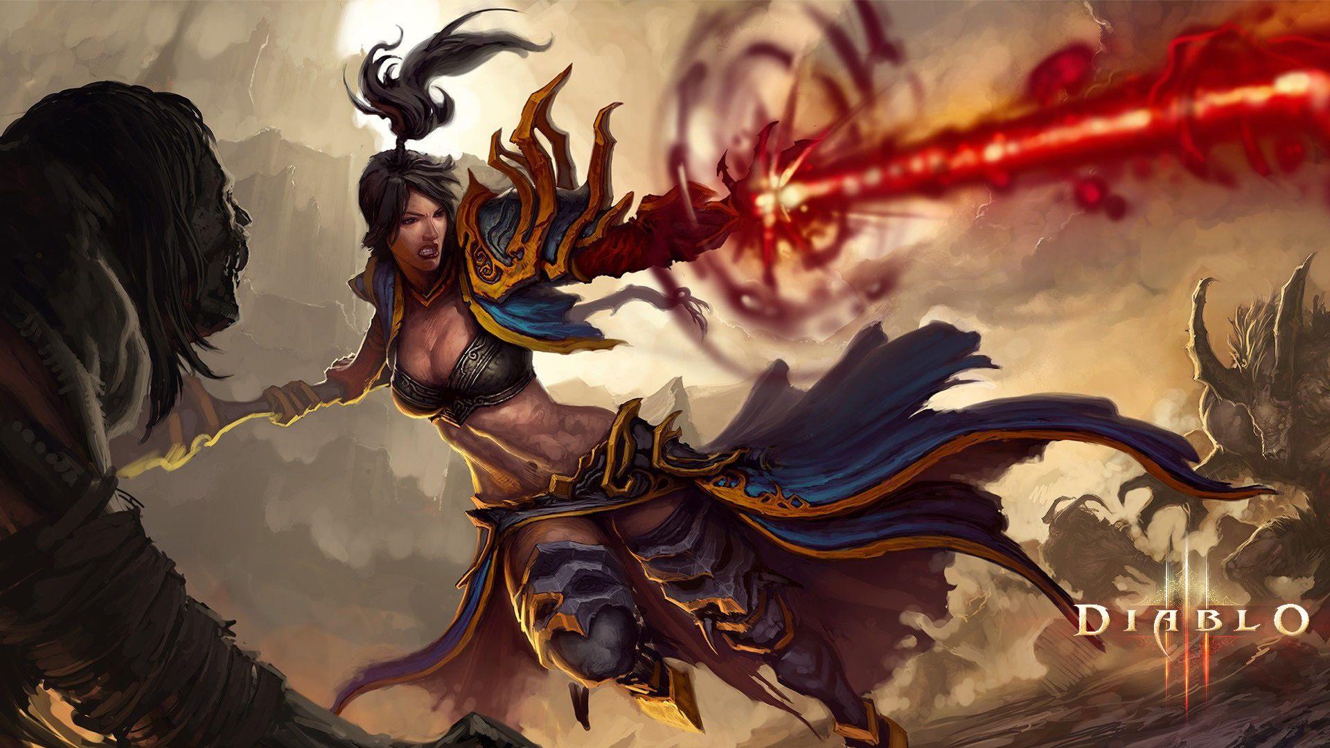 1920x1080 Diablo 3 Wizard Wallpaper
