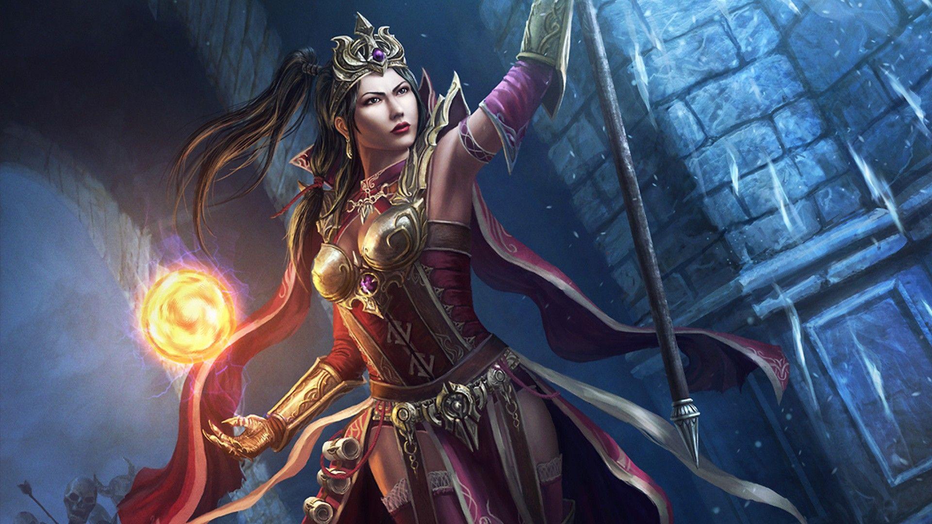 1920x1080 video games, wizards, Diablo III wallpaper
