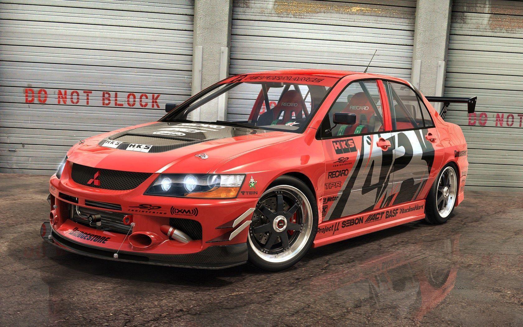 1680x1050 Mitsubishi Evo 9 Wallpaper