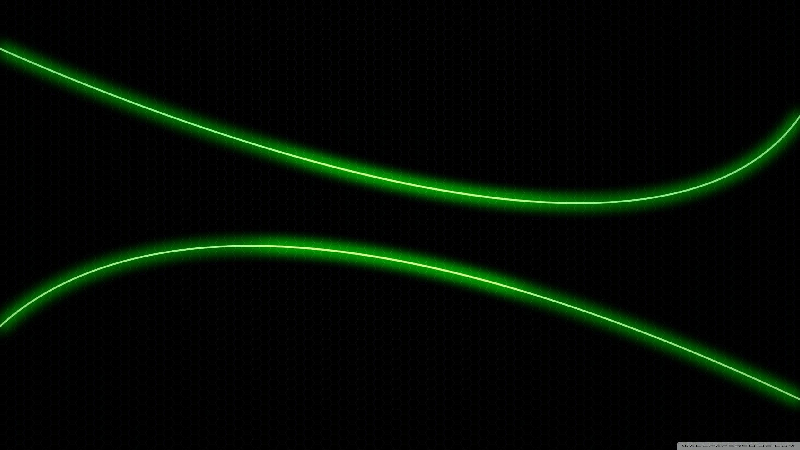 2560x1440 px #Green #light #neon K .com